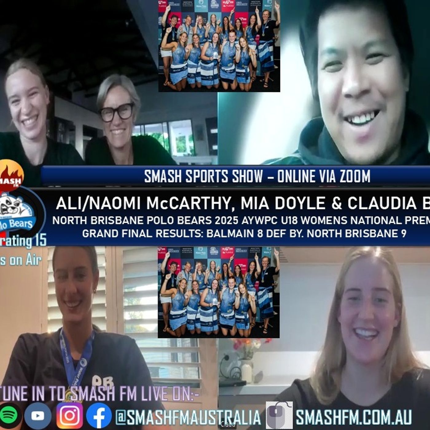 SSS15THYR: North Brisbane Polo Bears 2025 AYWPC U18 Women’s National Premiership Interviews 250625