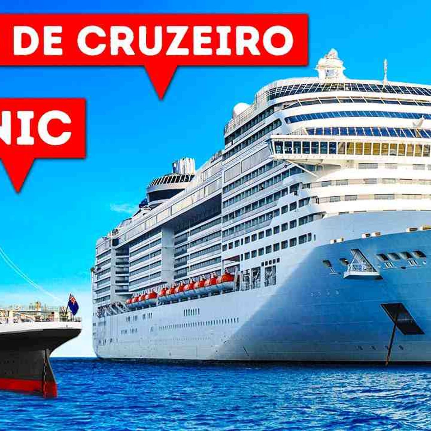 Navio 5 Vezes Maior Que o Titanic Levanta Âncora