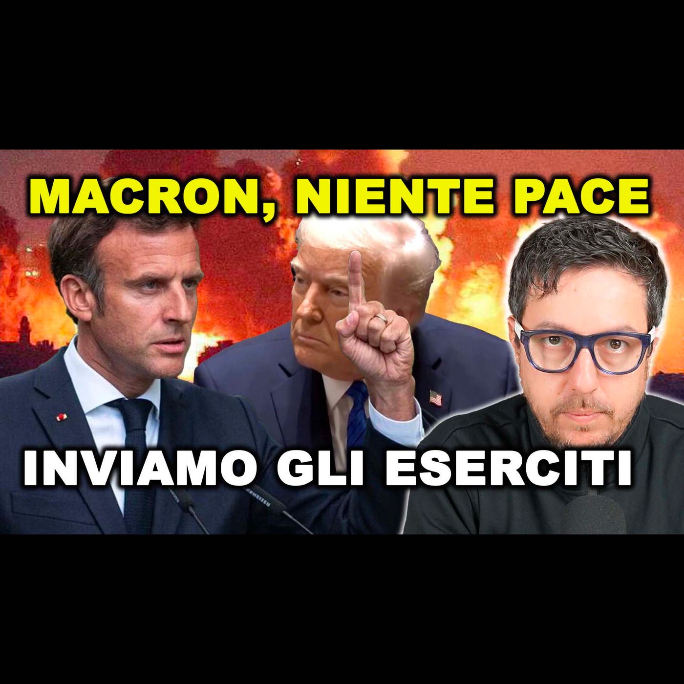 MACRON NEGA LA PACE di Trump e vuole inviare gli eserciti NATO insieme a STARMER