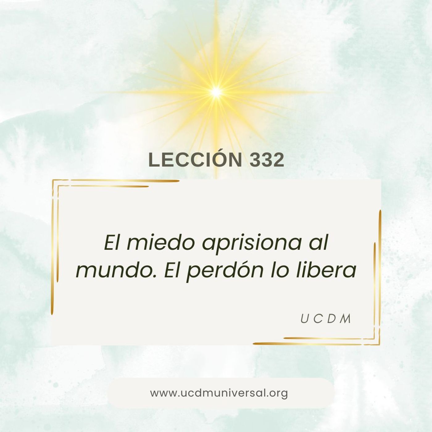 UCDM Universal LECCIÓN DEL DÍA