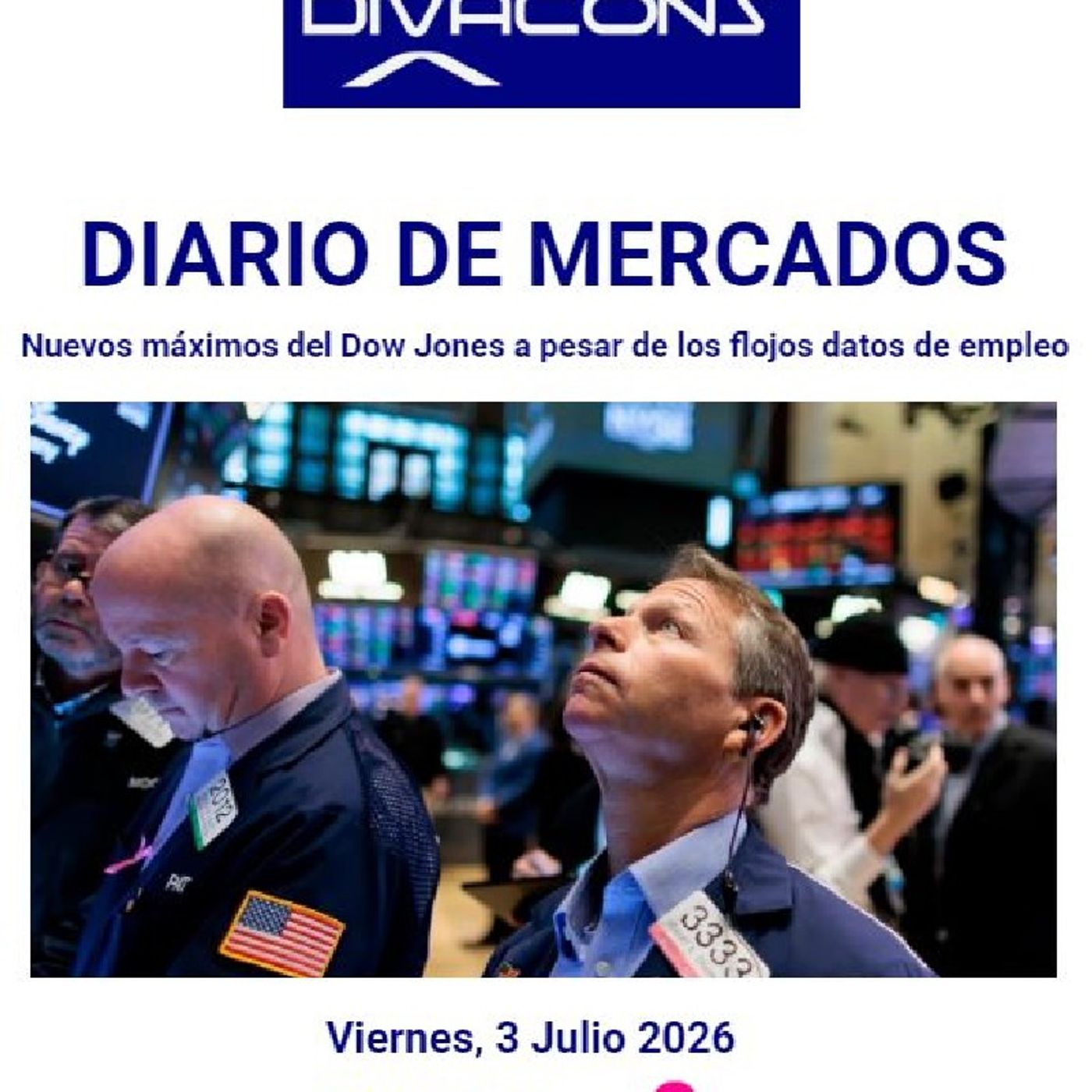PODCAST en abierto DIARIO DE MERCADOS Viernes 3 Julio 2026