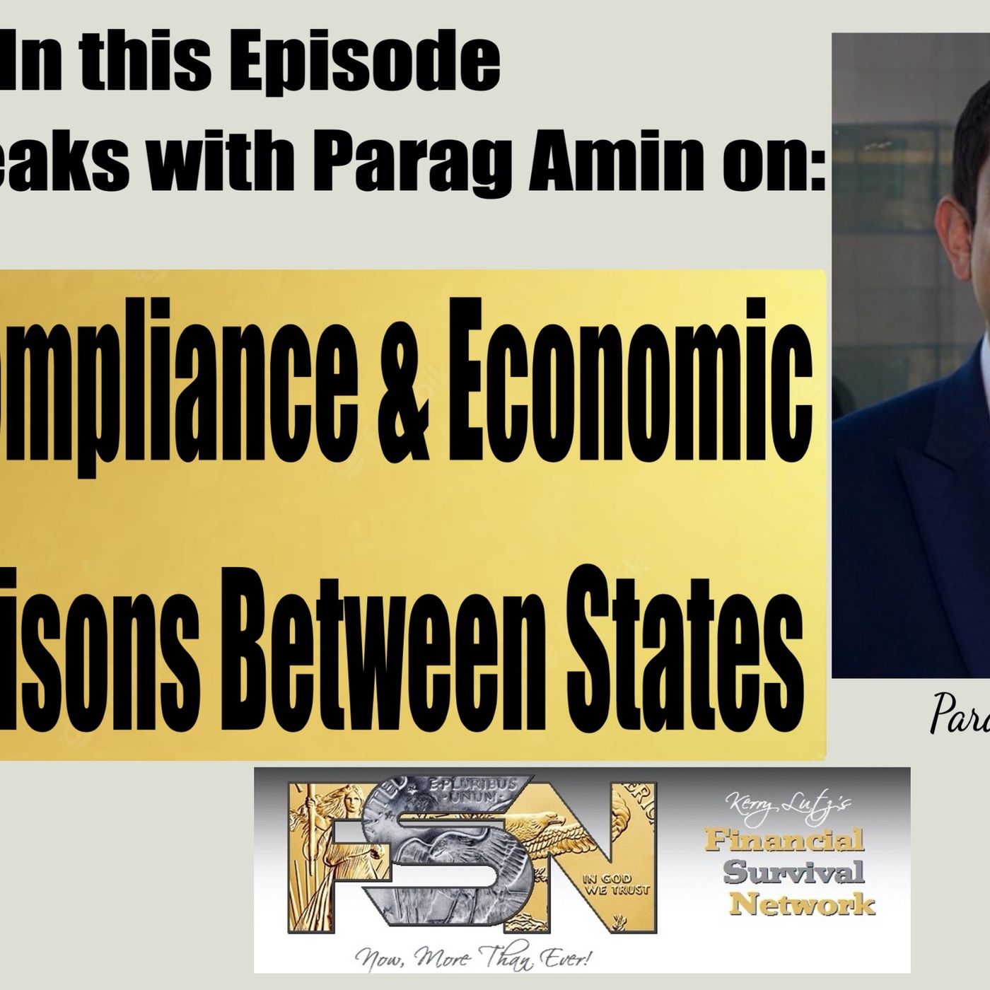 cover of episode Wage Compliance & Economic Comparisons Between States  - Parag Amin #6213