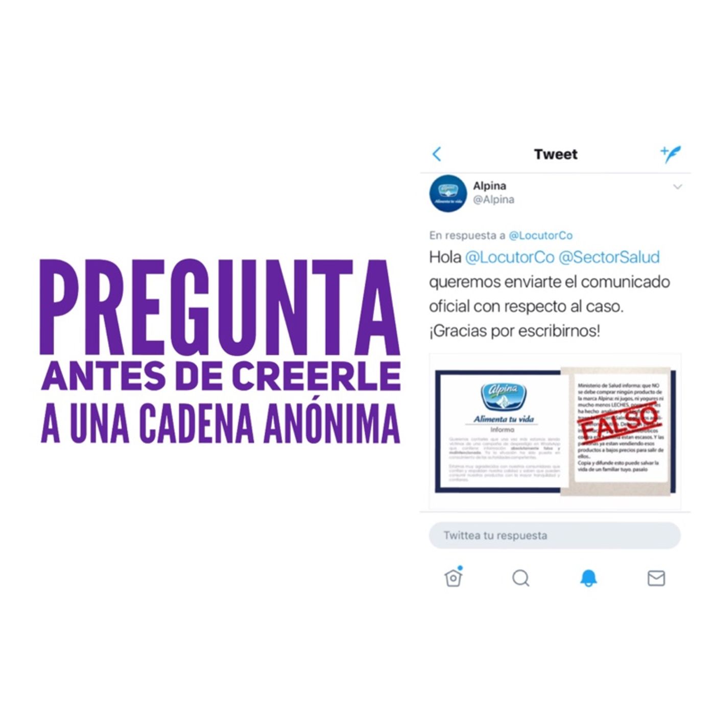 Verificar antes de compartir