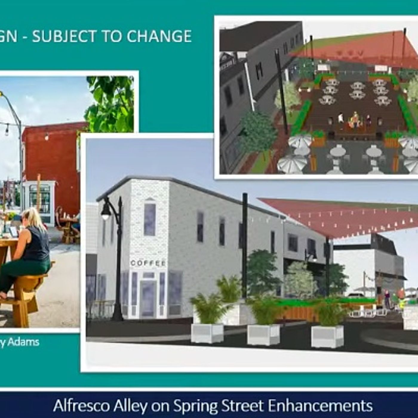 Budget for Cary’s ‘Alfresco Alley’ increases to $1.3M episode artwork