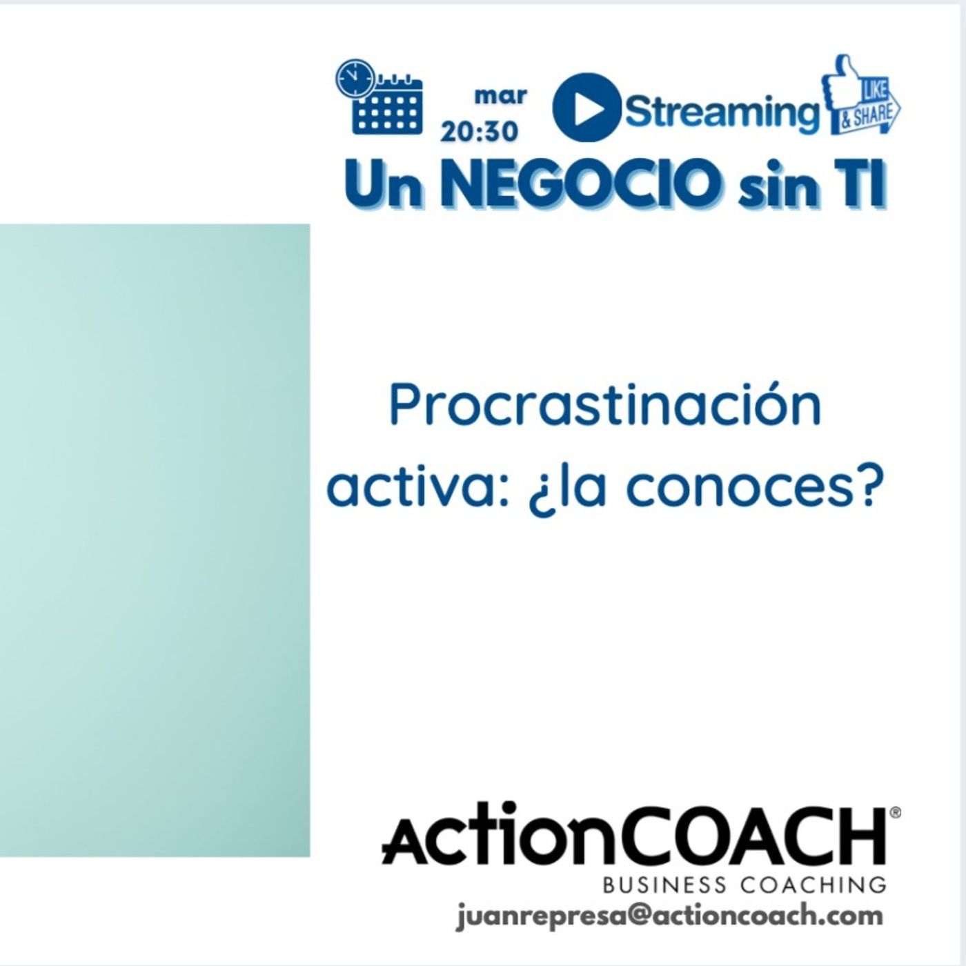 Procrastinación activa ¿la conoces?