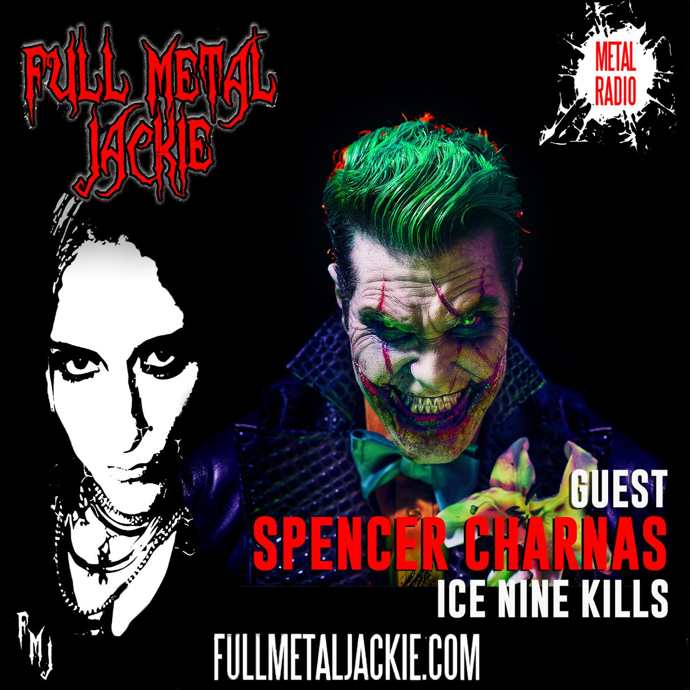 Spencer Charnas of Ice Nine Kills on the FMJ RADIO show (weekend of 10/31/25) episode artwork