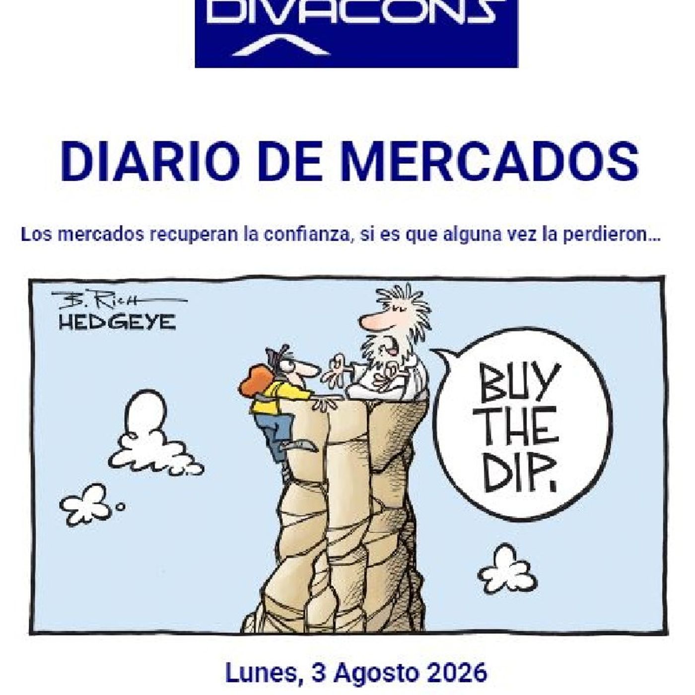 PODCAST en abierto DIARIO DE MERCADOS Lunes 3 Agosto 2026 episode artwork