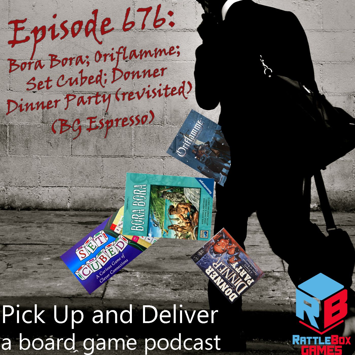 Bora Bora; Oriflamme; Set Cubed; Donner Dinner Party (revisited)