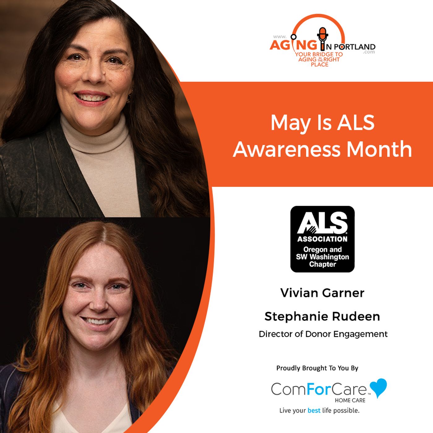 4/28/21: Vivian Garner and Stephanie Rudeen from the ALS Association | MAY IS ALS AWARENESS MONTHl