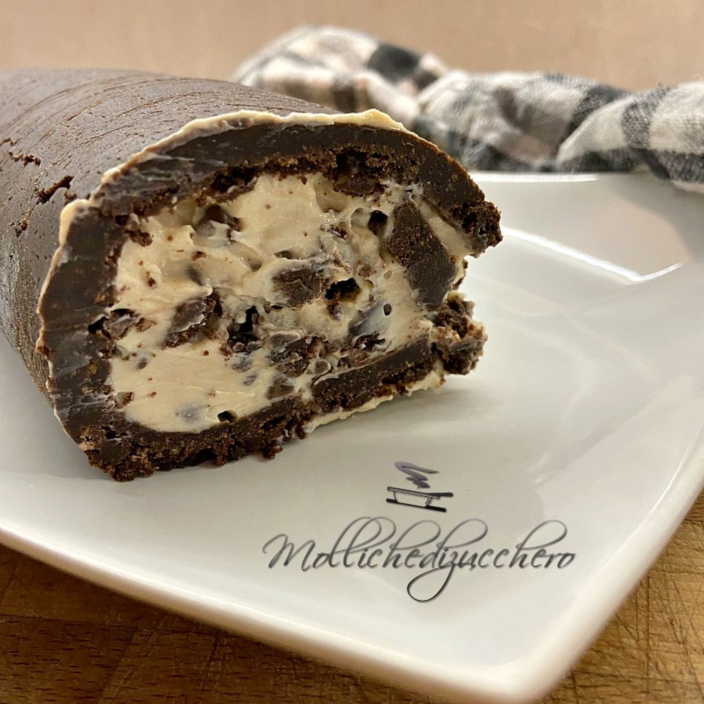 Rotolo dolce e freddo senza cottura