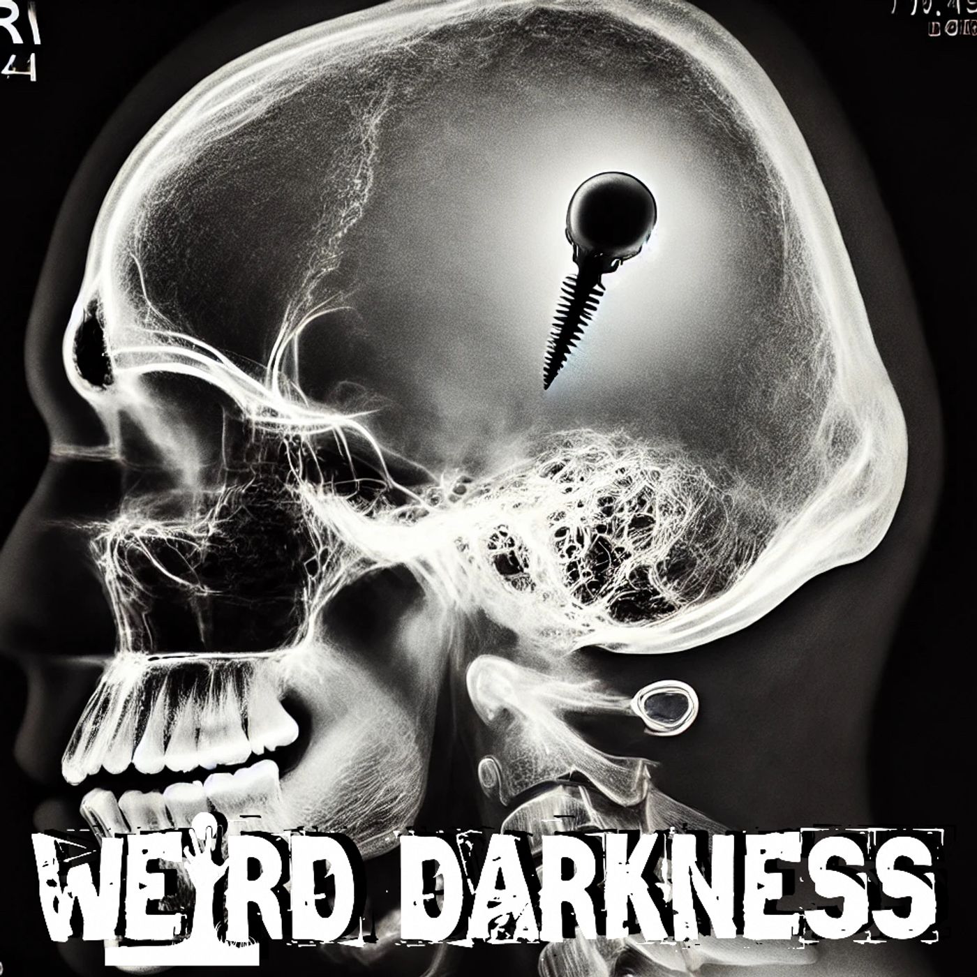 cover of episode “ARE HUMANS BEHIND ALIEN IMPLANTS?” #WeirdDarkness