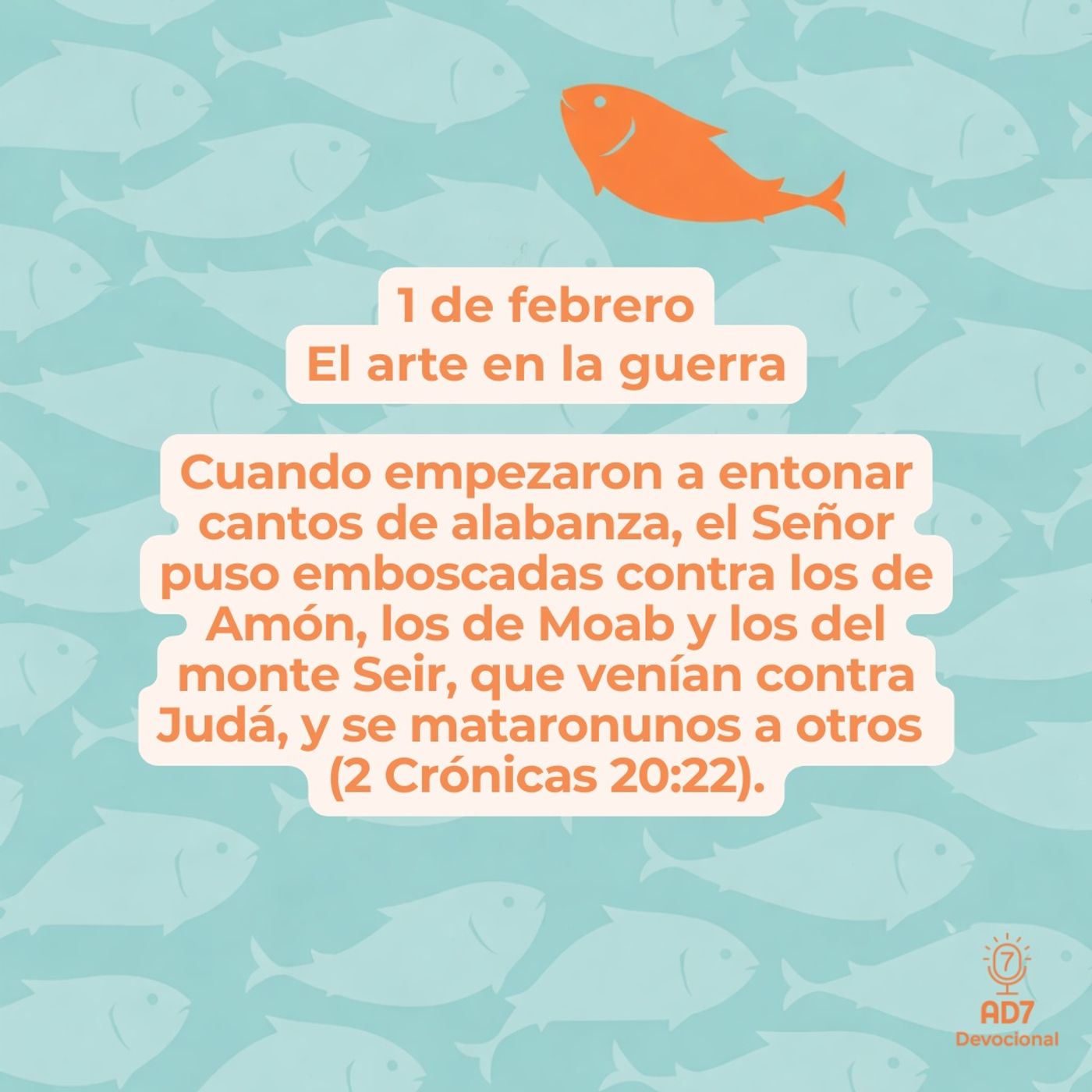 El arte en la guerra ~ Devocional de Jóvenes ~ 1 de febrero 2026