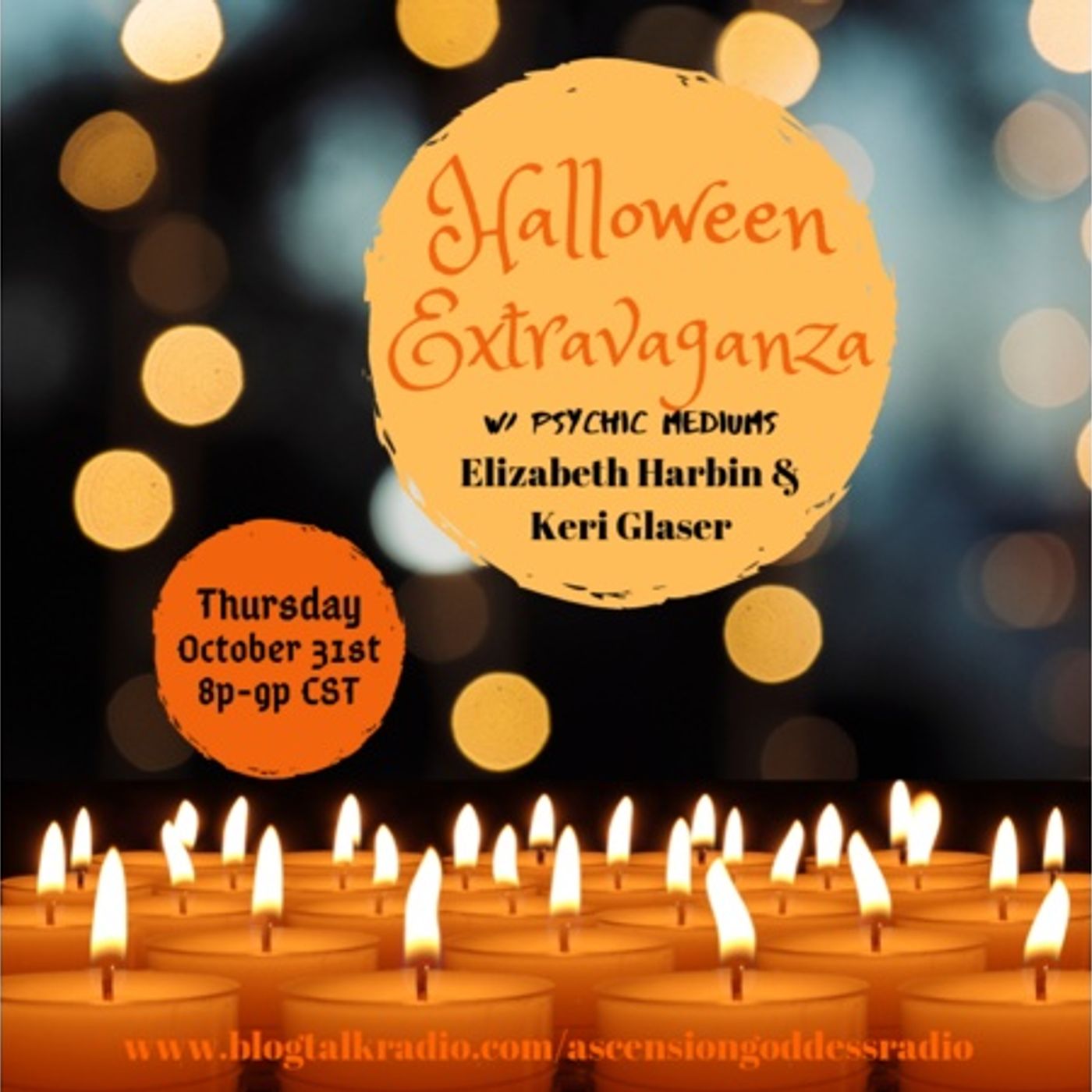 HALLOWEEN EXTRAVAGANZA w/ Psychic Mediums Elizabeth Harbin & Keri Glaser episode artwork