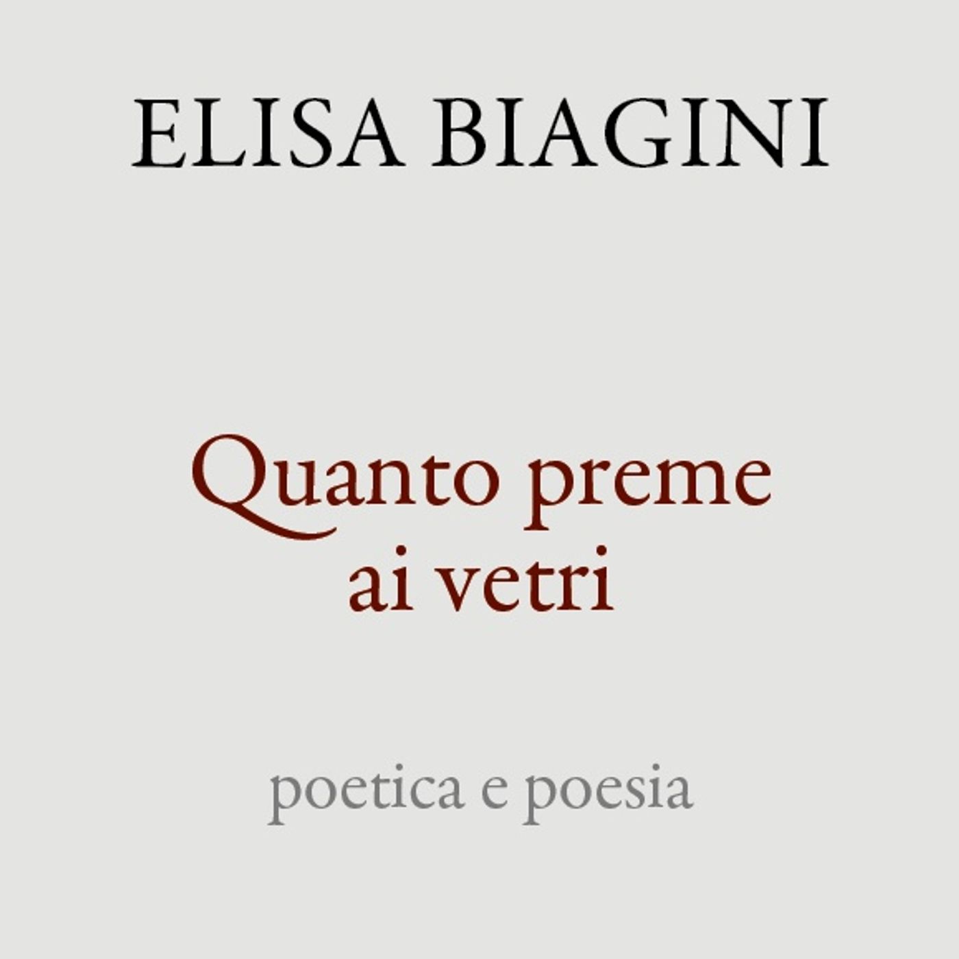 Elisa Biagini "Quanto preme ai vetri"