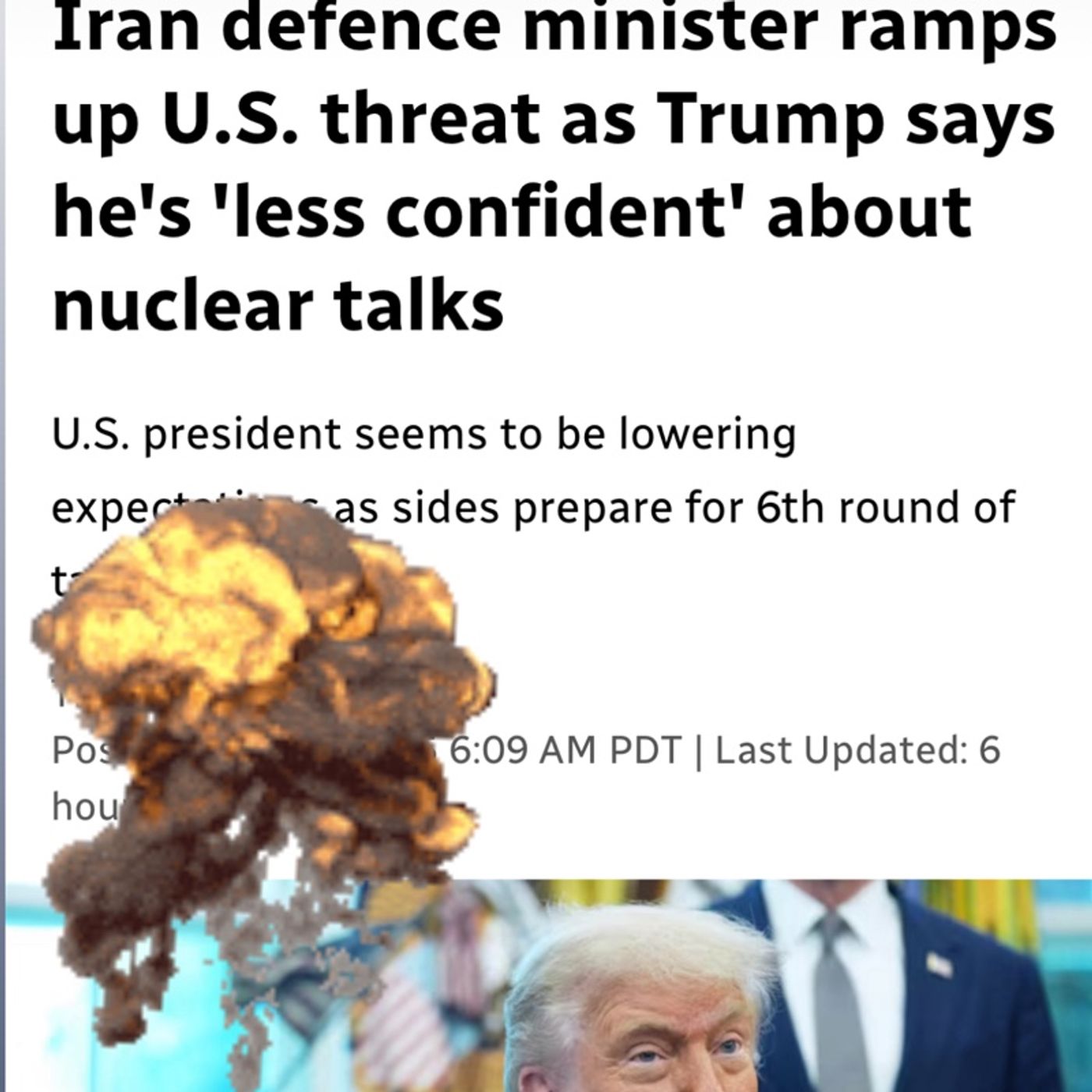 The END IS NIGH( Iran V. USA= Babylon V. Medes!?!)