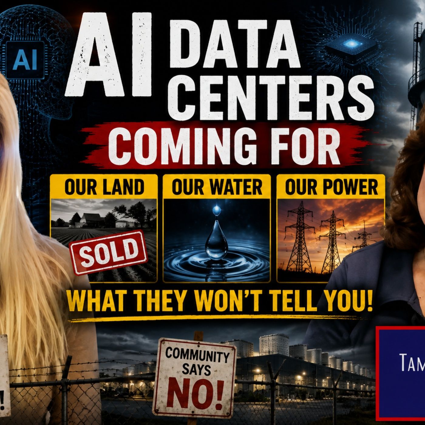 AI Data Centers Are Coming for America's Land, Water & Power episode artwork
