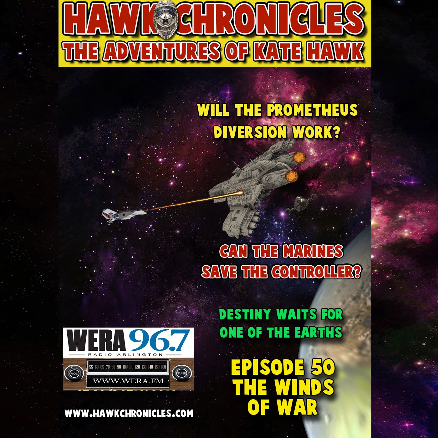 Episode 50 Hawk Chronicles "The Winds of War" episode artwork