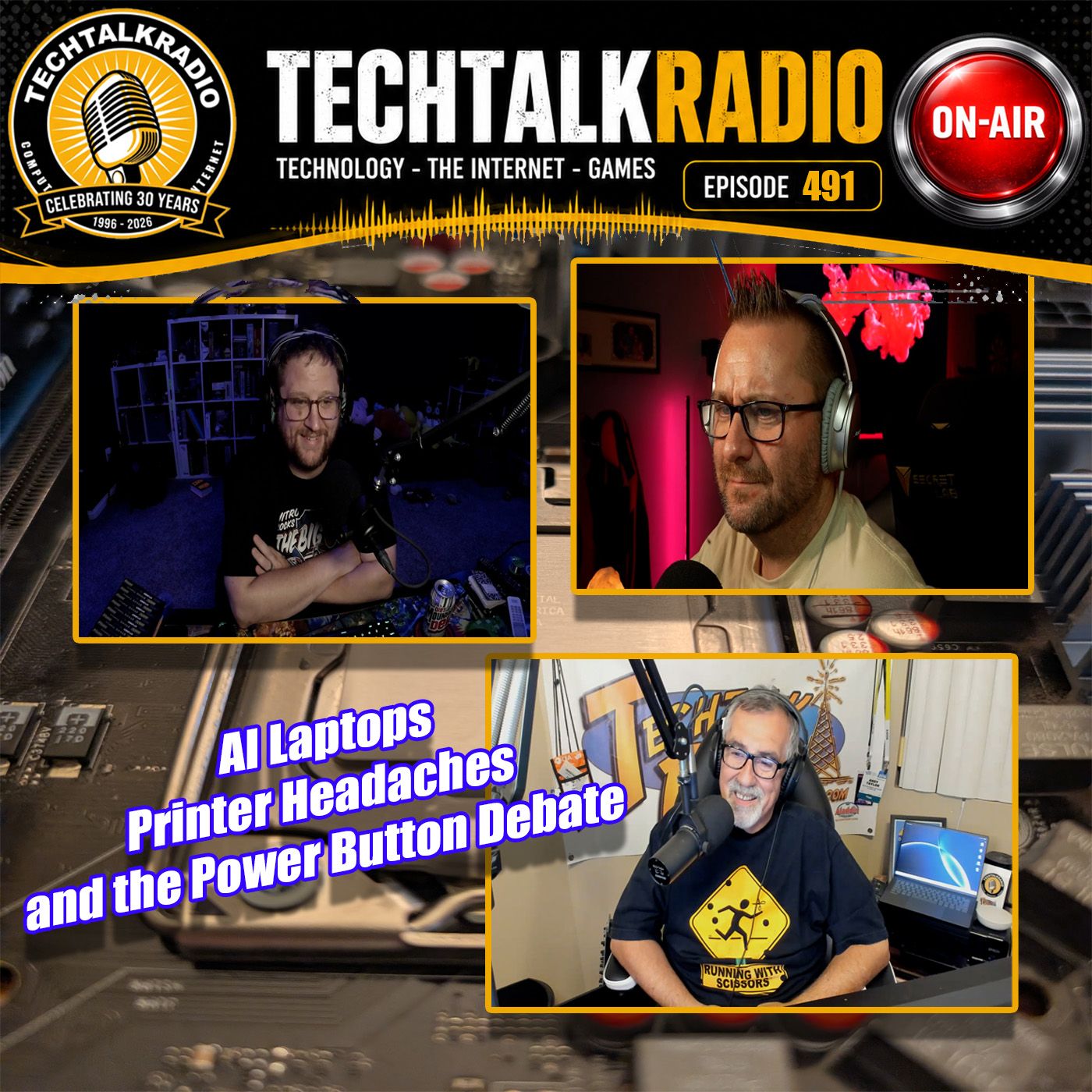 AI Laptops, Printer Headaches and the Power Button Debate  | EP 491 episode artwork