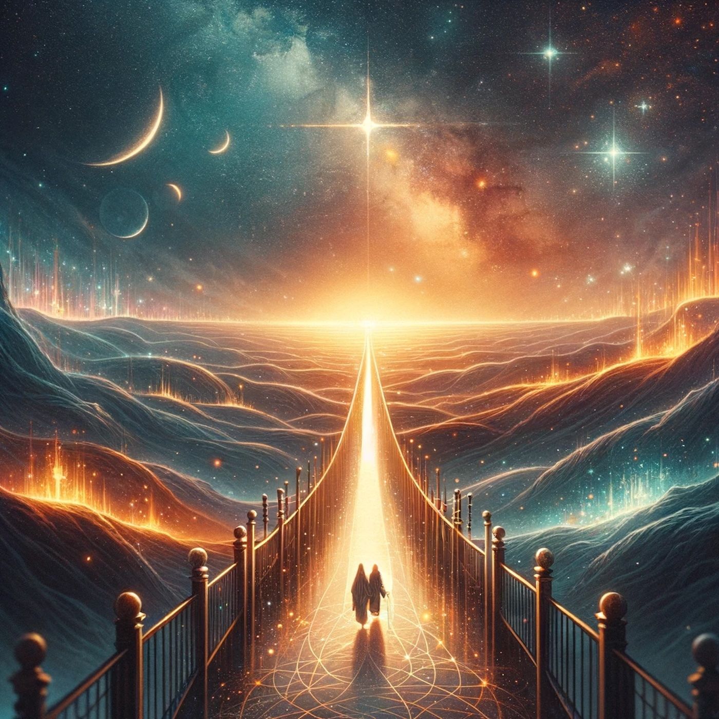 "Death is the starlit strip between the companionship of yesterday and the reunion of tomorrow." episode artwork