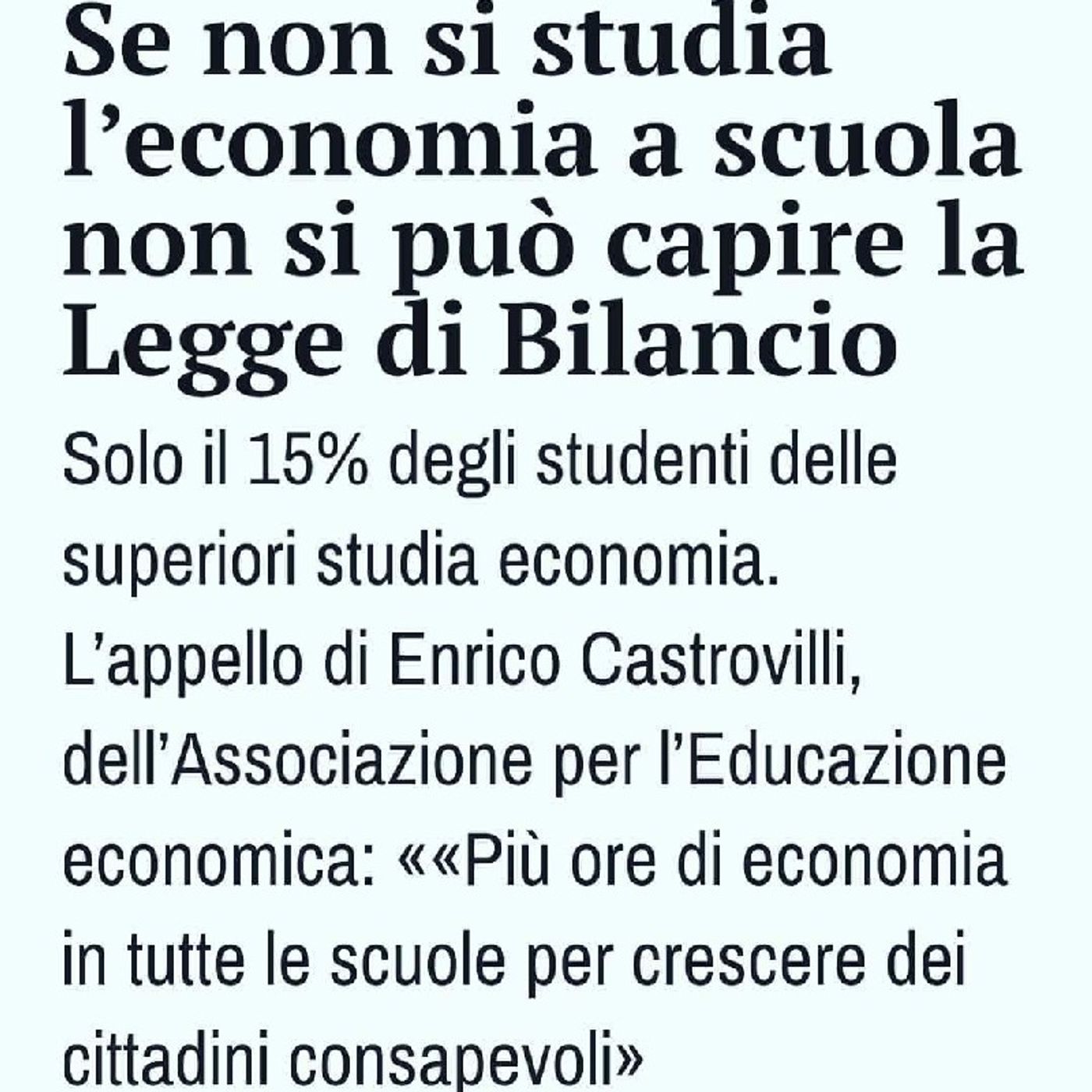 Educazione Finanziaria Per Tutte E Tutti