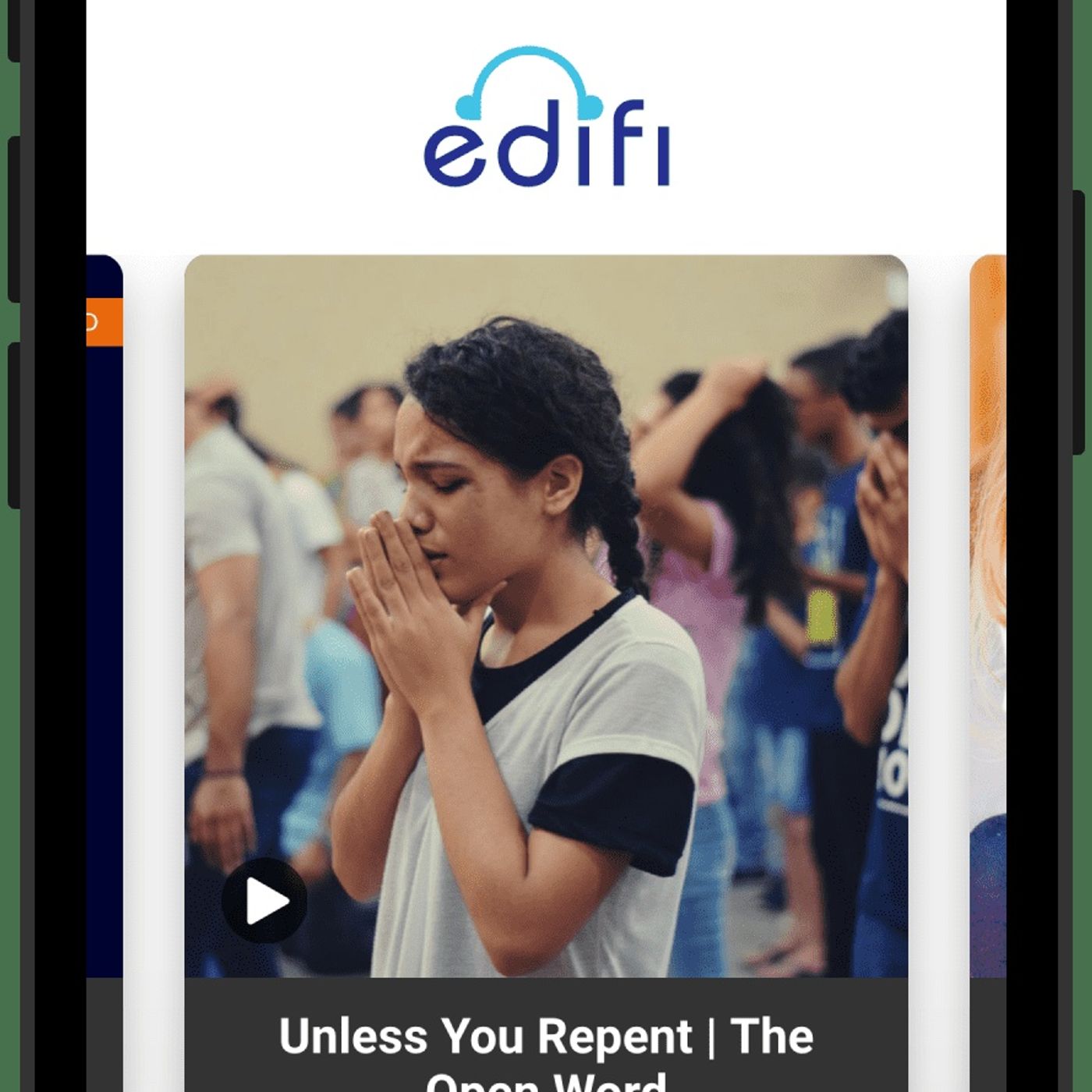 Edifi Podcast App and our Podpage