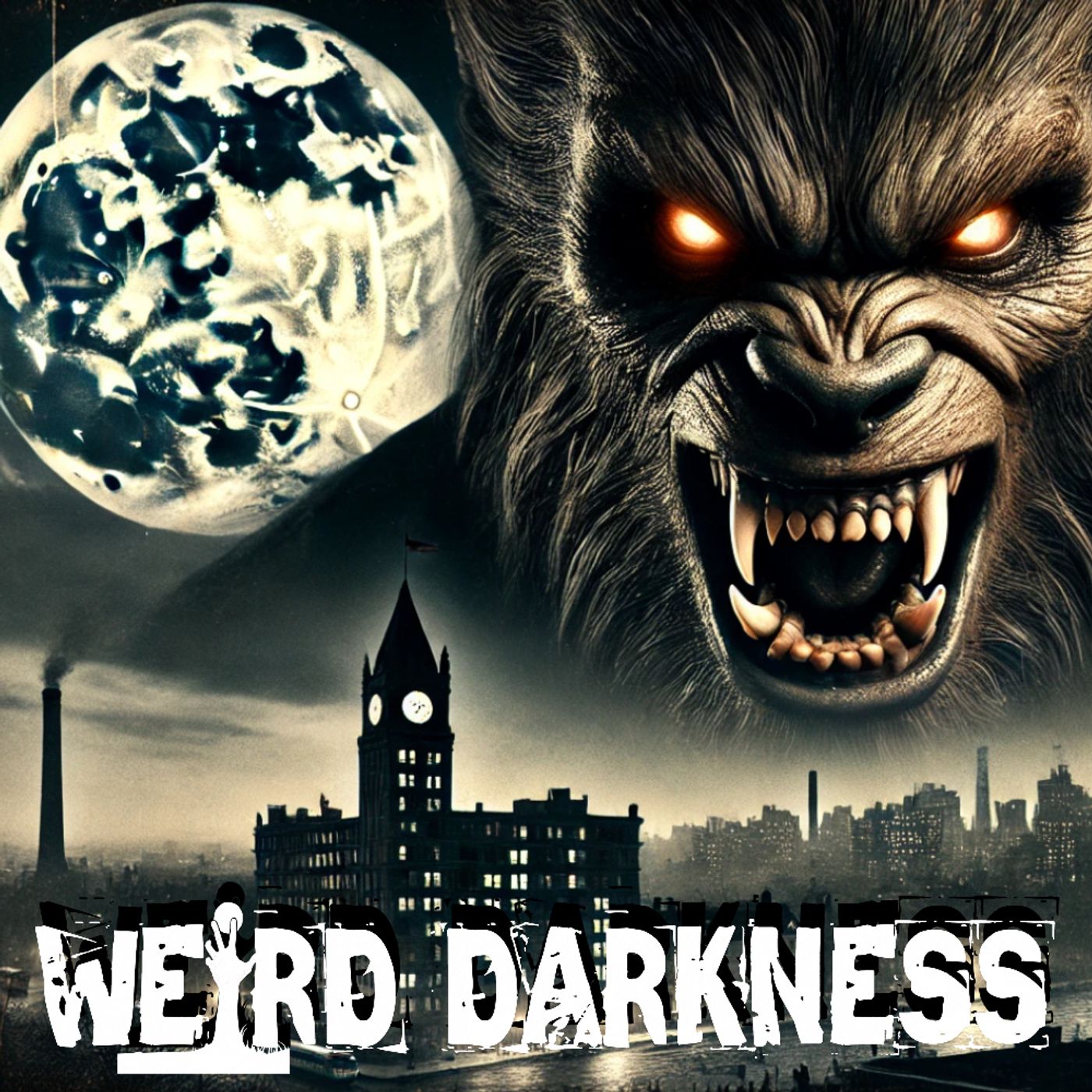 cover of episode “WEREWOLF IN THE BRONX” and More True Creepy And Paranormal Stories! #WeirdDarkness #Darkives