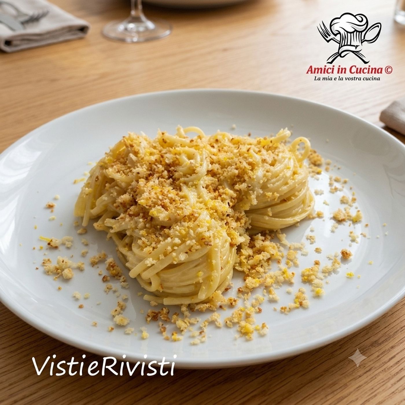 Linguine Burro e Alici: Ricetta Cremosa con Pane Tostato al Limone episode artwork