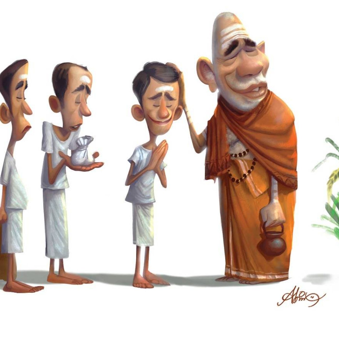 മൂന്ന്  ശിഷ്യന്മാര്‍ |  കുട്ടിക്കഥകള്‍  | Malayalam Kids Stories