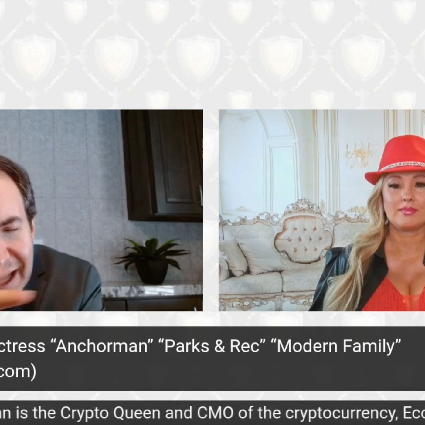 Darcy Donavan, Actress in Anchorman, Parks and Rec, Modern Family, Crypto Queen and CMO of the cryptocurrency, Ecoin Finance