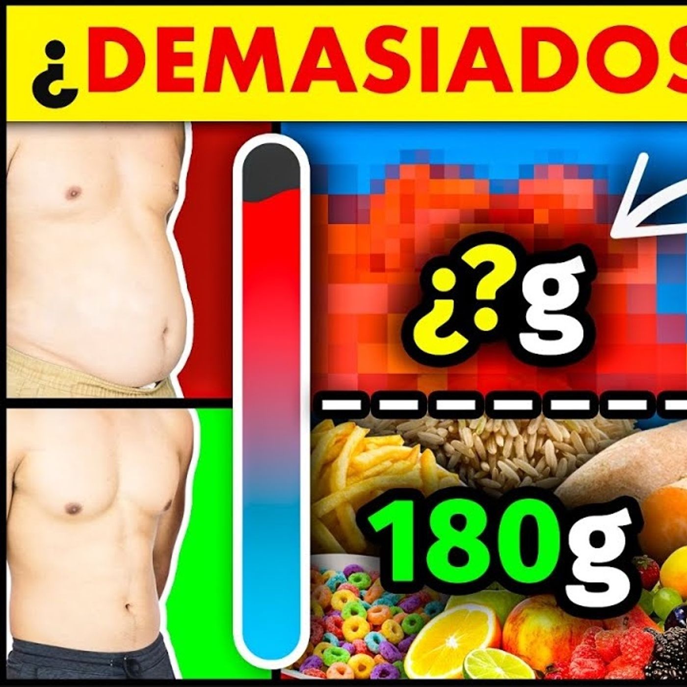 ¡ES CLAVE!⚡Averigua CUÁNTOS CARBOHIDRATOS debes consumir *CADA DÍA* para PERDER GRASA