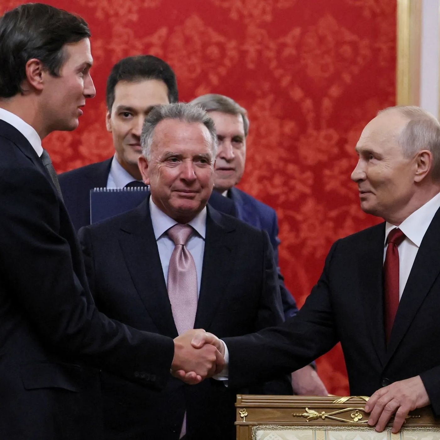 U.S. officials in Moscow with new proposal to end Russia-Ukraine war episode artwork