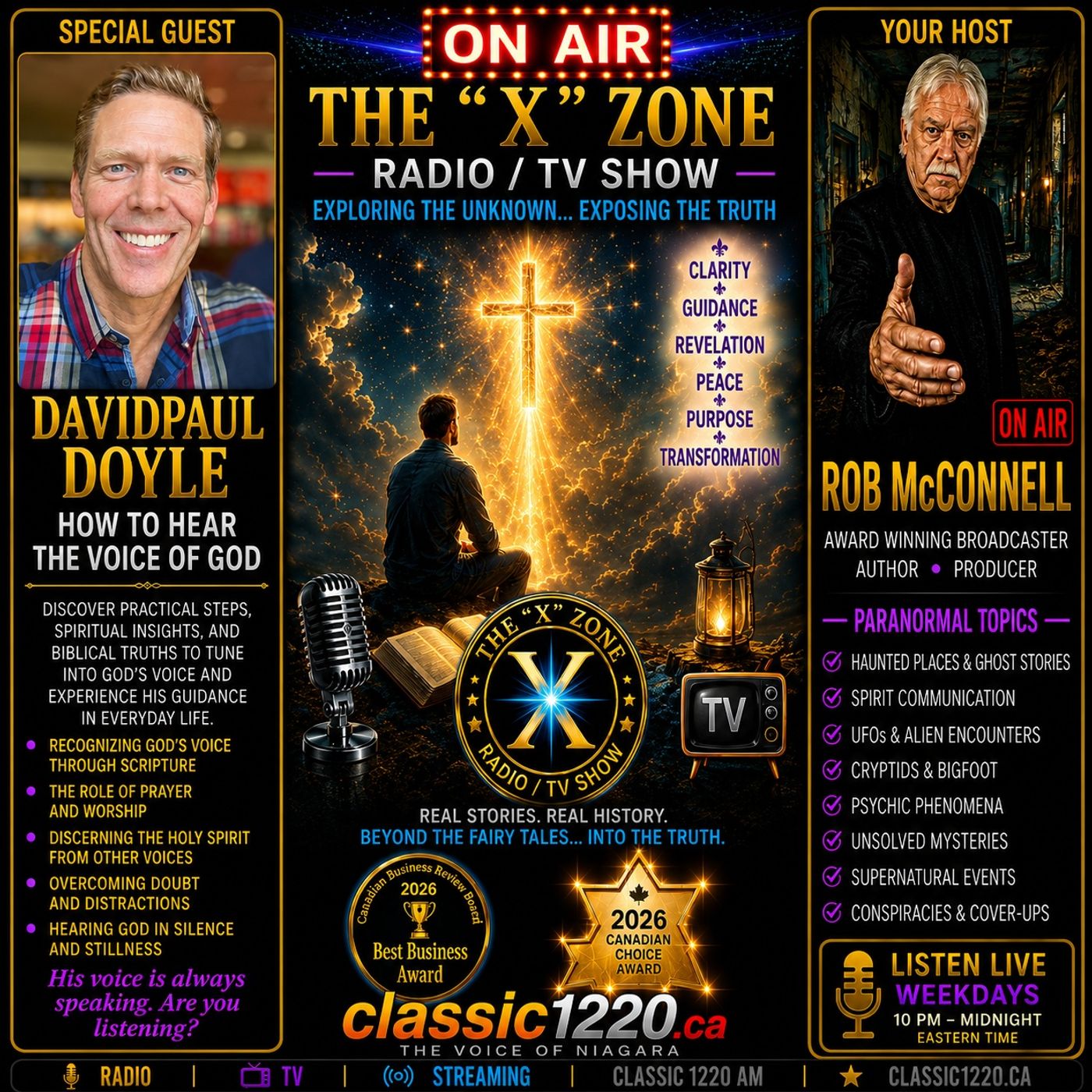 Rob McConnell Interviews - DAVID PAUL DOYLE - How To Hear The Voice Of God episode artwork