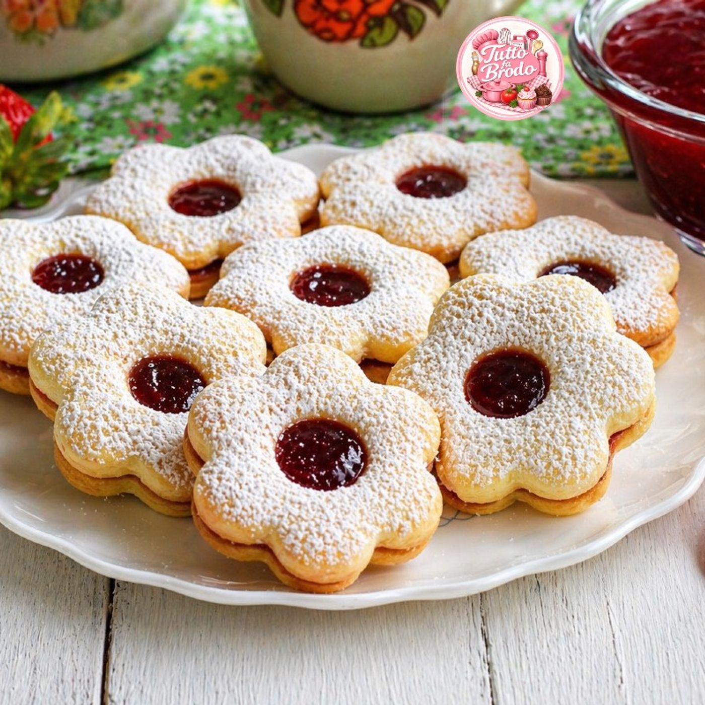 Biscotti alla Marmellata di Fragole con l'impasto dei canestrelli "anche Bimby" episode artwork