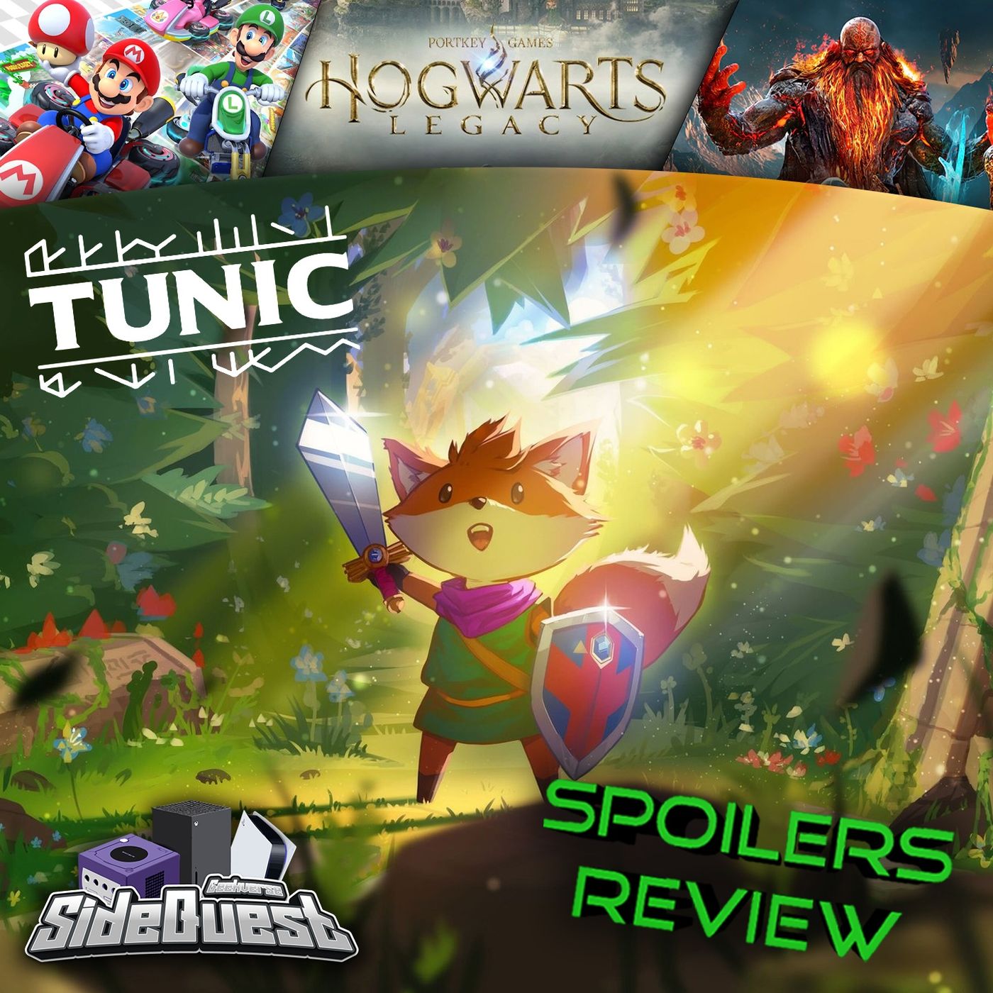 Tunic Impressions, Hogwarts Legacy & Mario Kart 8 Deluxe Booster Pass