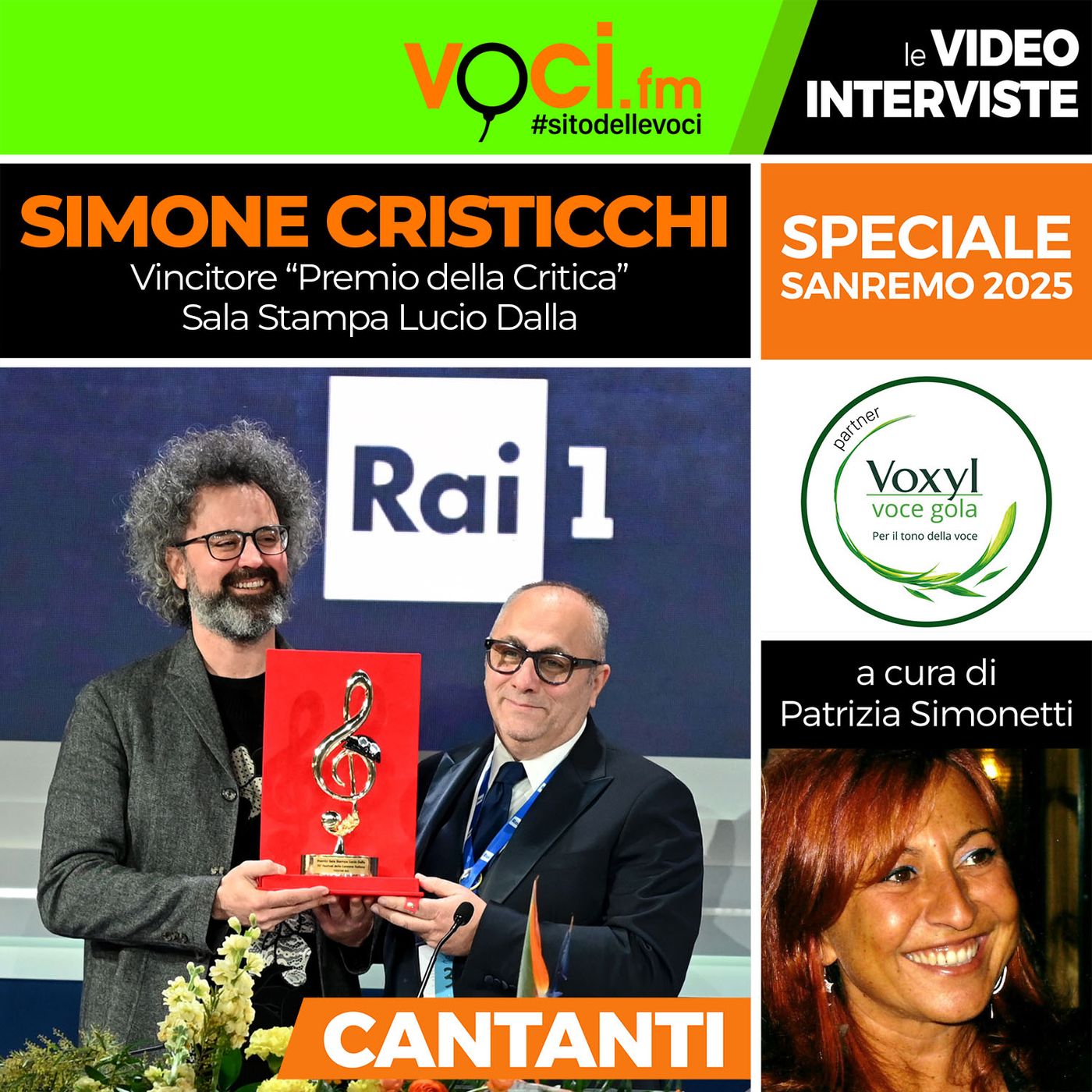 SANREMO 2025: SIMONE CRISTICCHI su VOCI.fm - clicca PLAY e ascolta l'intervista episode artwork