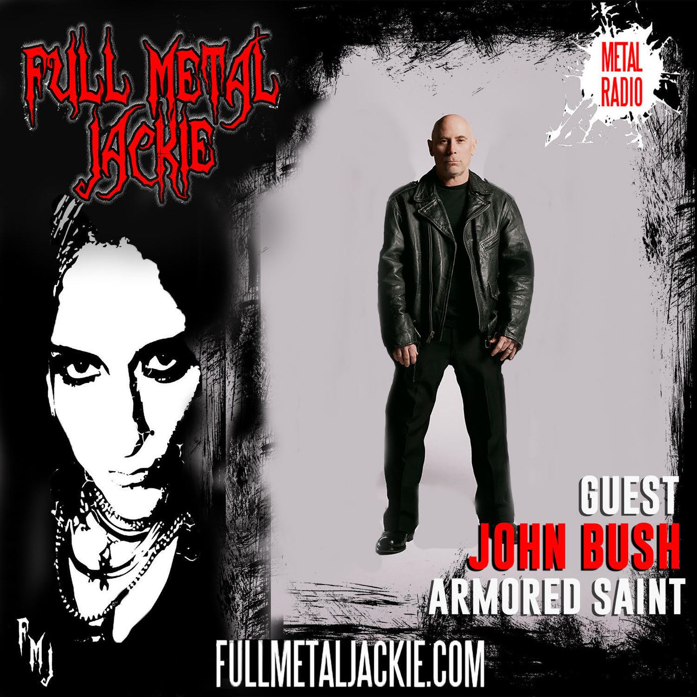 John Bush guests on the FMJ RADIO SHOW episode artwork