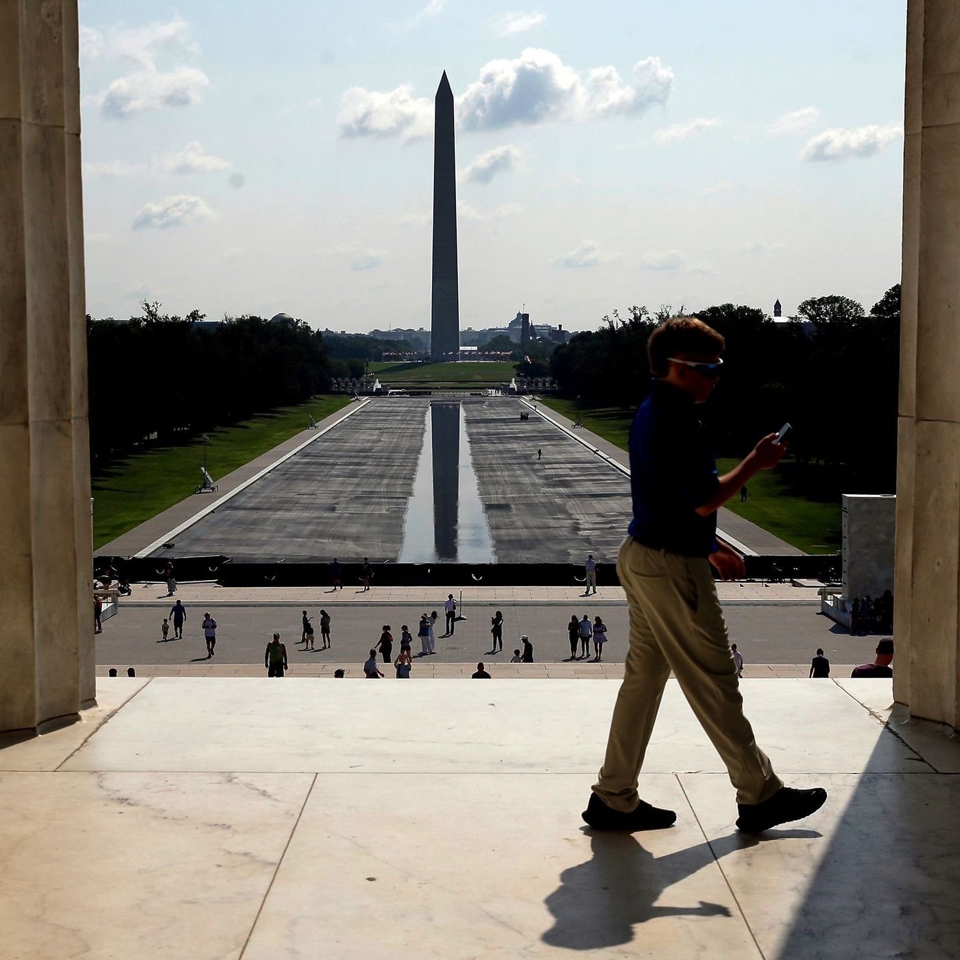 DOJ admits reflecting pool renovation was flawed, drops charges episode artwork
