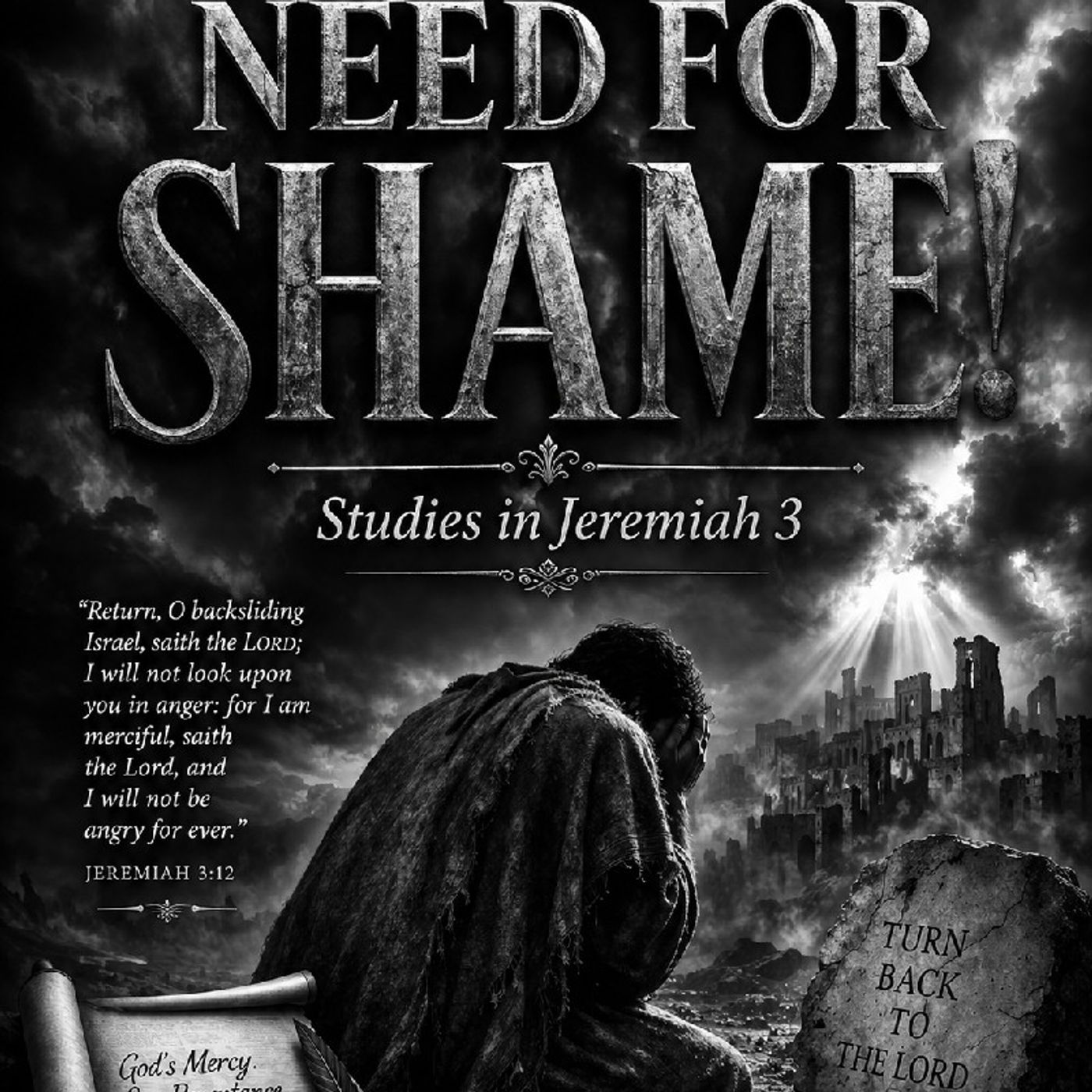 THE NEED FOR SHAME! Studies in Jeremiah 3 episode artwork
