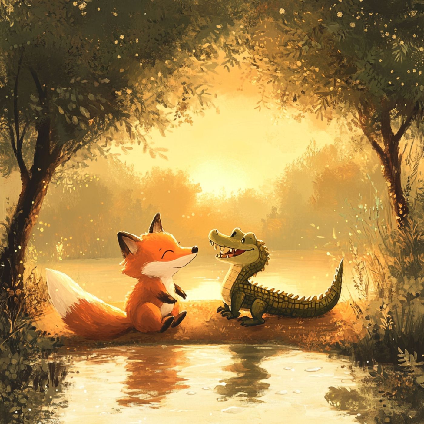 🦊 🐊 How the Fox & the Crocodile Became Best Friends 🫶