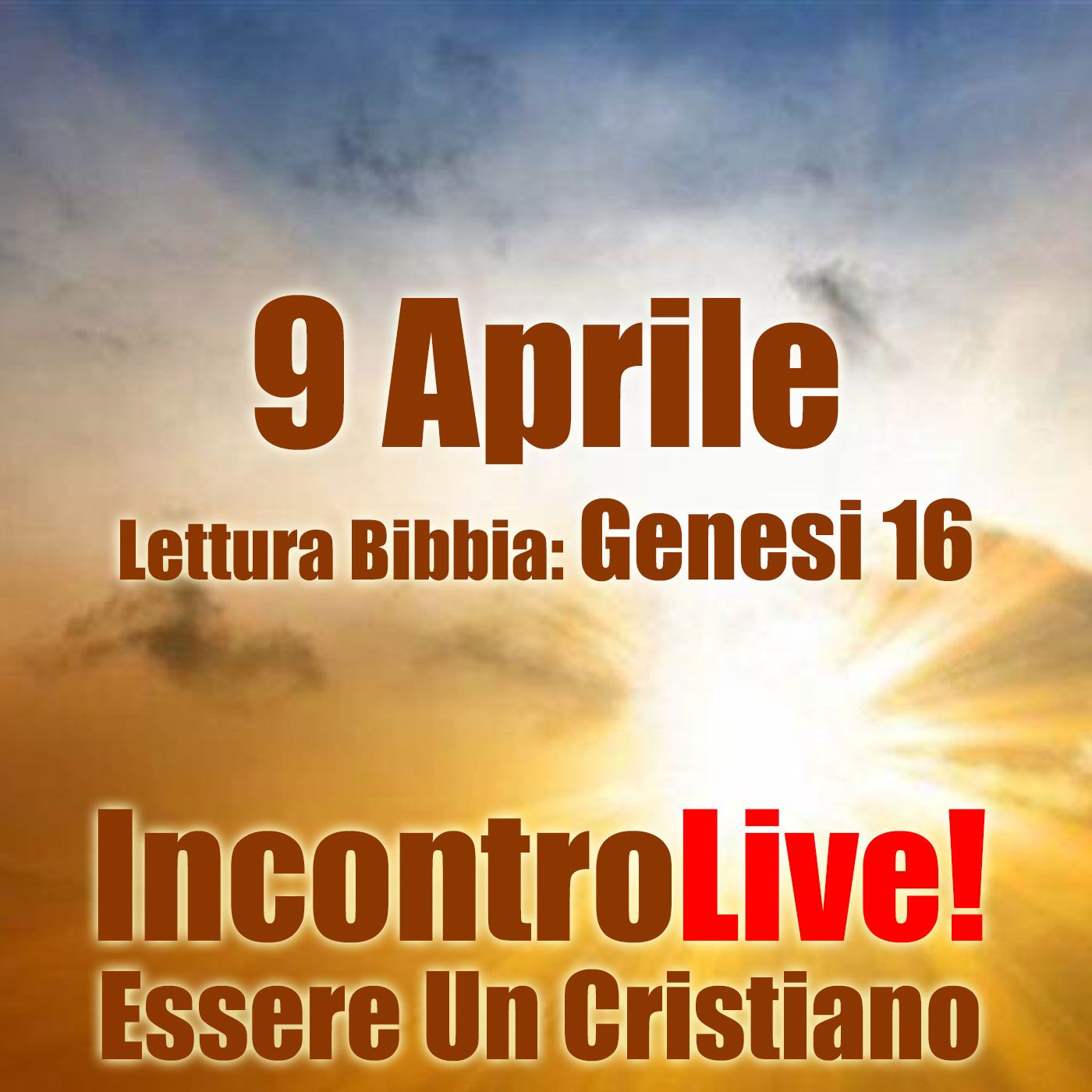 Incontro Live! Essere Un Cristiano