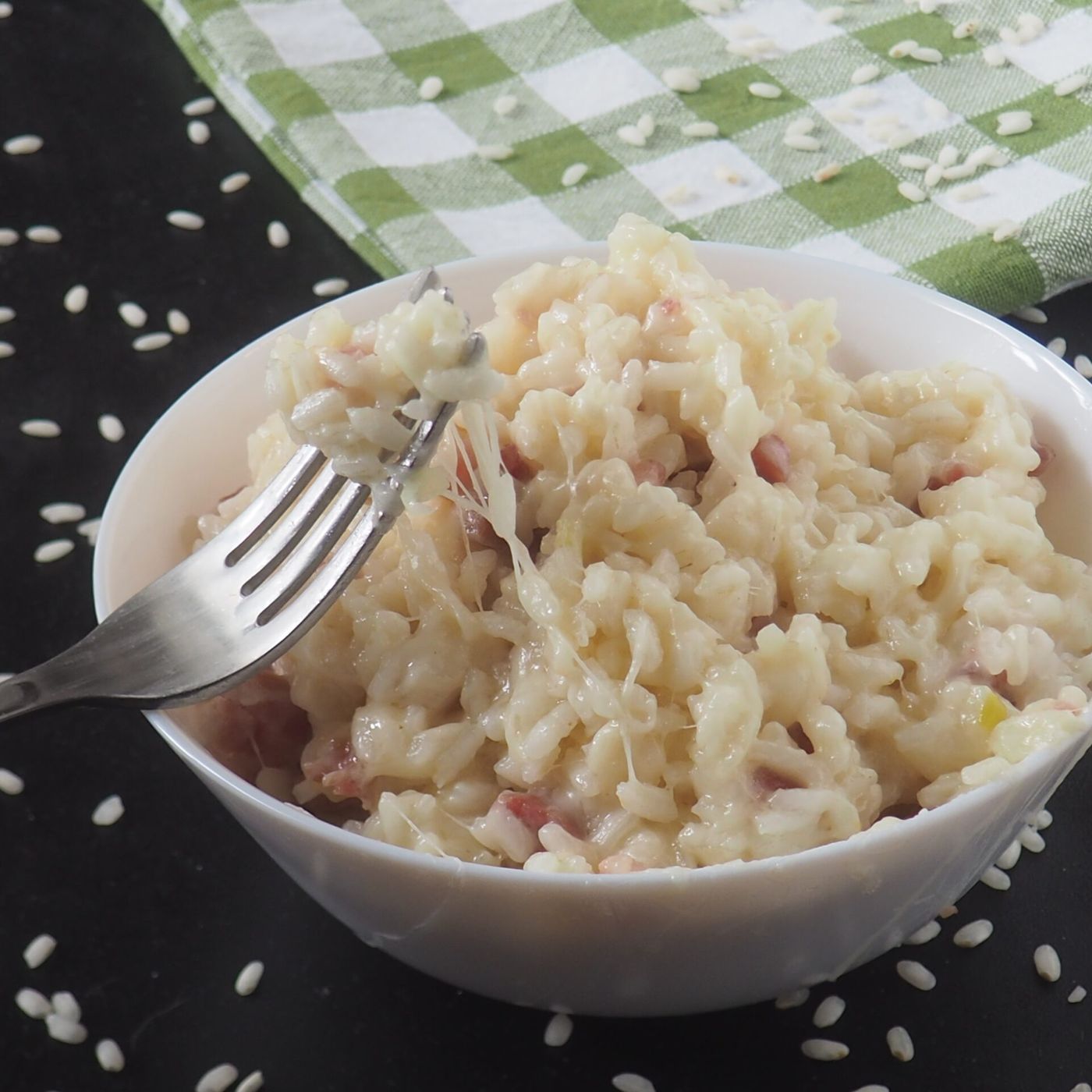 Riso veloce con scamorza e pancetta affumicata episode artwork