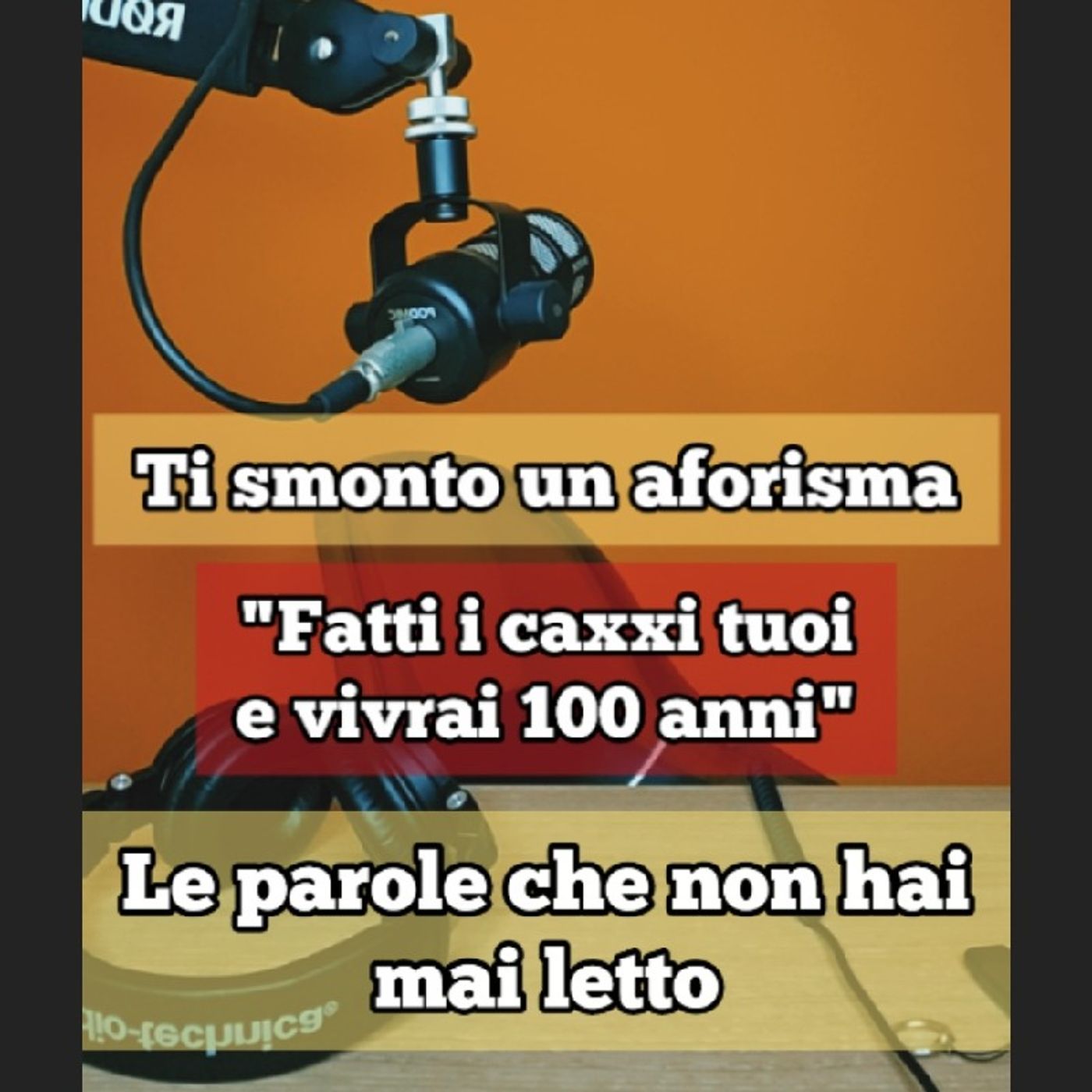 Episodio 1708 - Ti smonto un aforisma : Fatti i caxxi tuoi e vivrai 100 anni. episode artwork