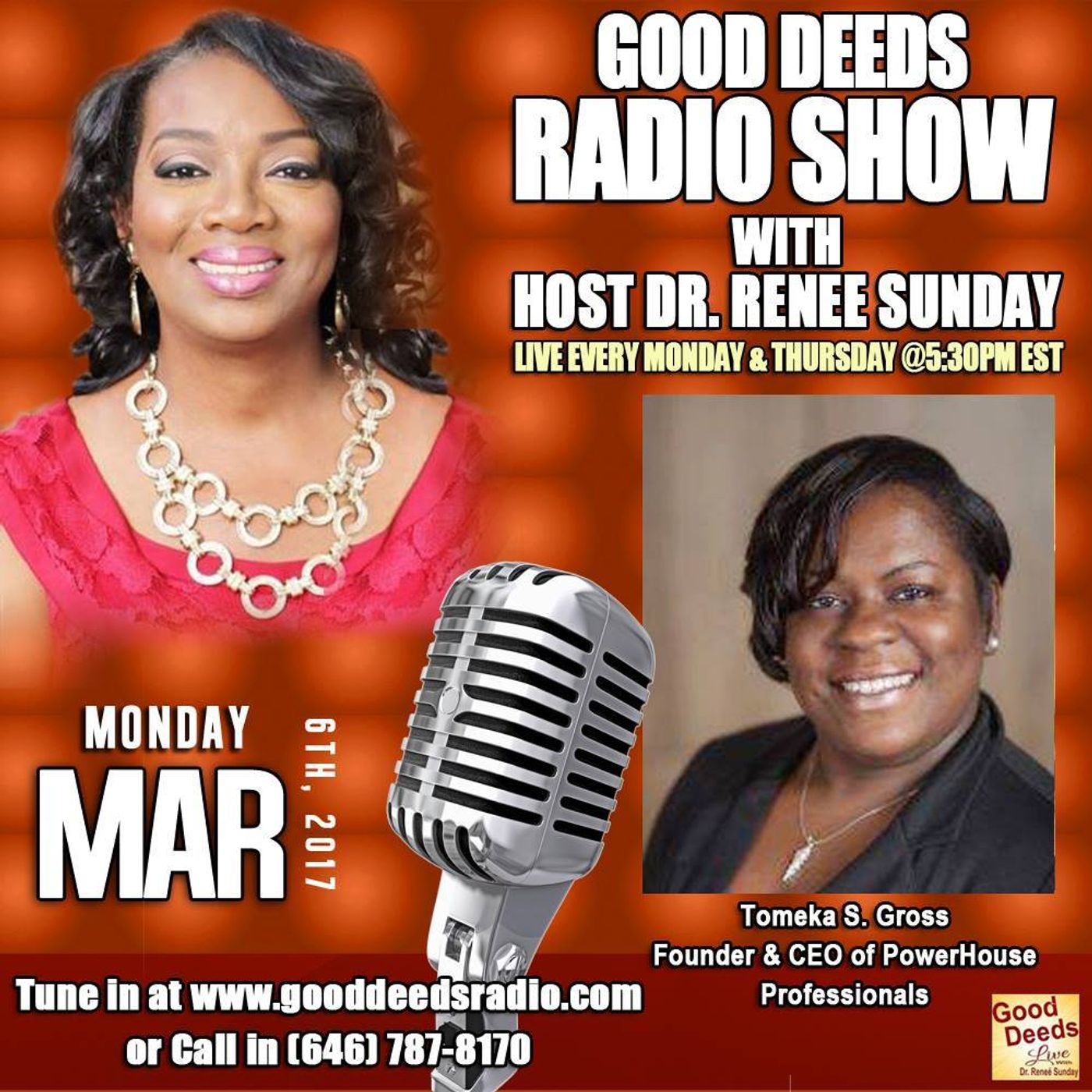 Dr. Renee Sunday\'s show