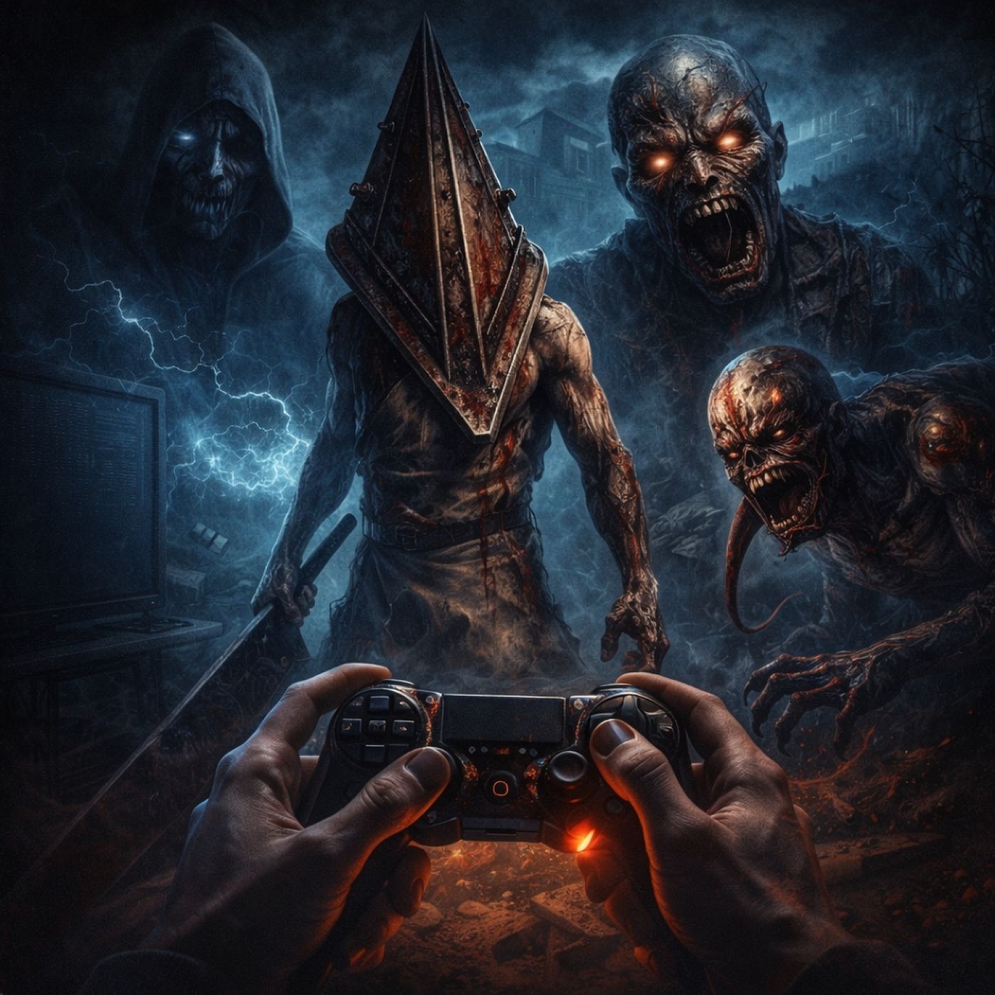 Voces del Misterio EXPRESS: Los videojuegos de terror más perturbadores: historias que no te dejarán dormir — Voces del Misterio cover
