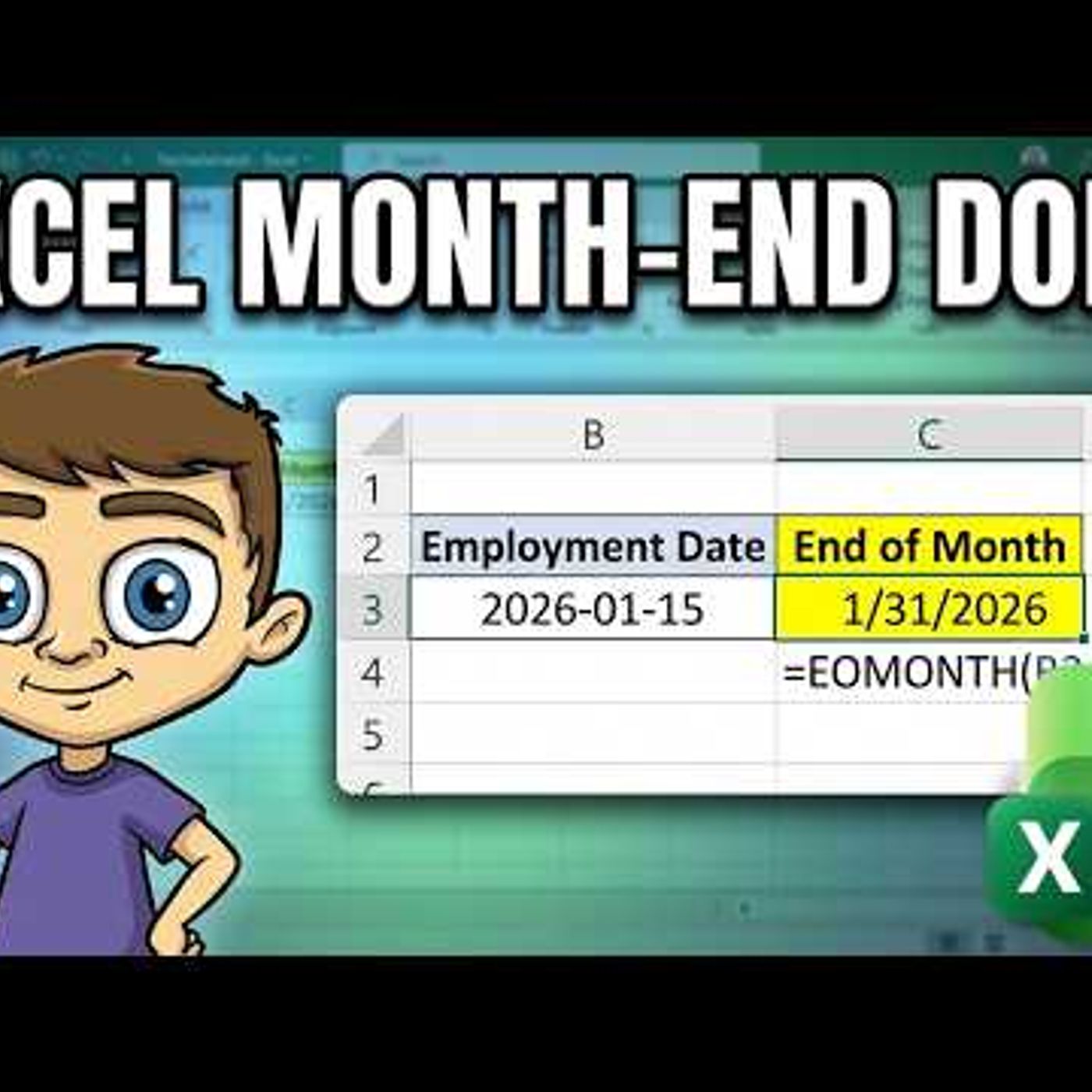Excel EOMONTH Function | Find Month-End Dates in Seconds episode artwork