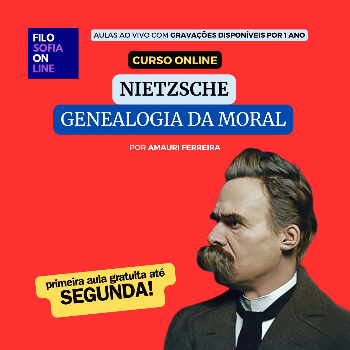 Curso online Nietzsche| inscrições abertas | áudio disponível até 06/07 episode artwork