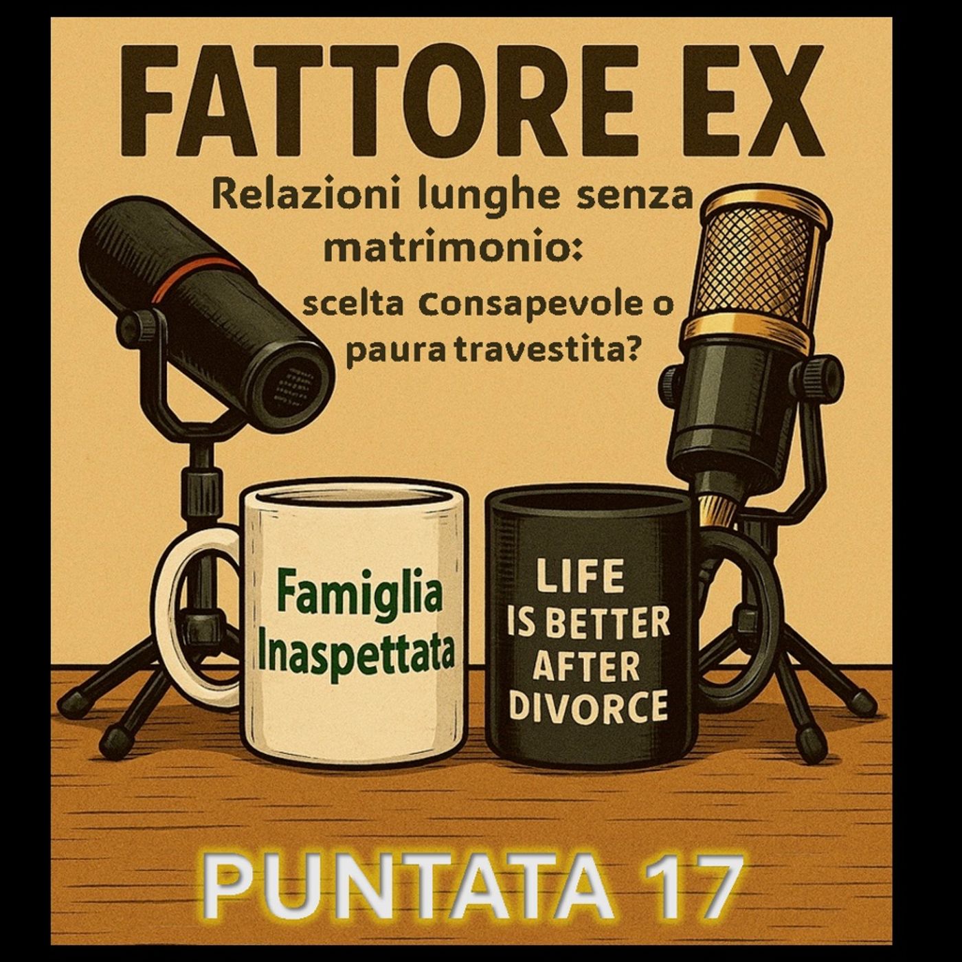 Puntata 17 - Relazioni lunghe senza matrimonio: scelta consapevole o paura travestita? episode artwork