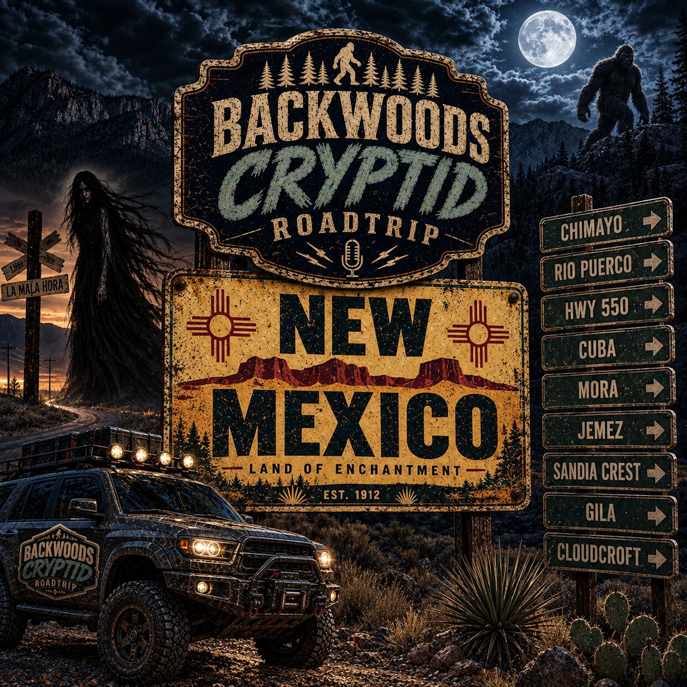 New Mexico: La Mala Hora & Bigfoot episode artwork