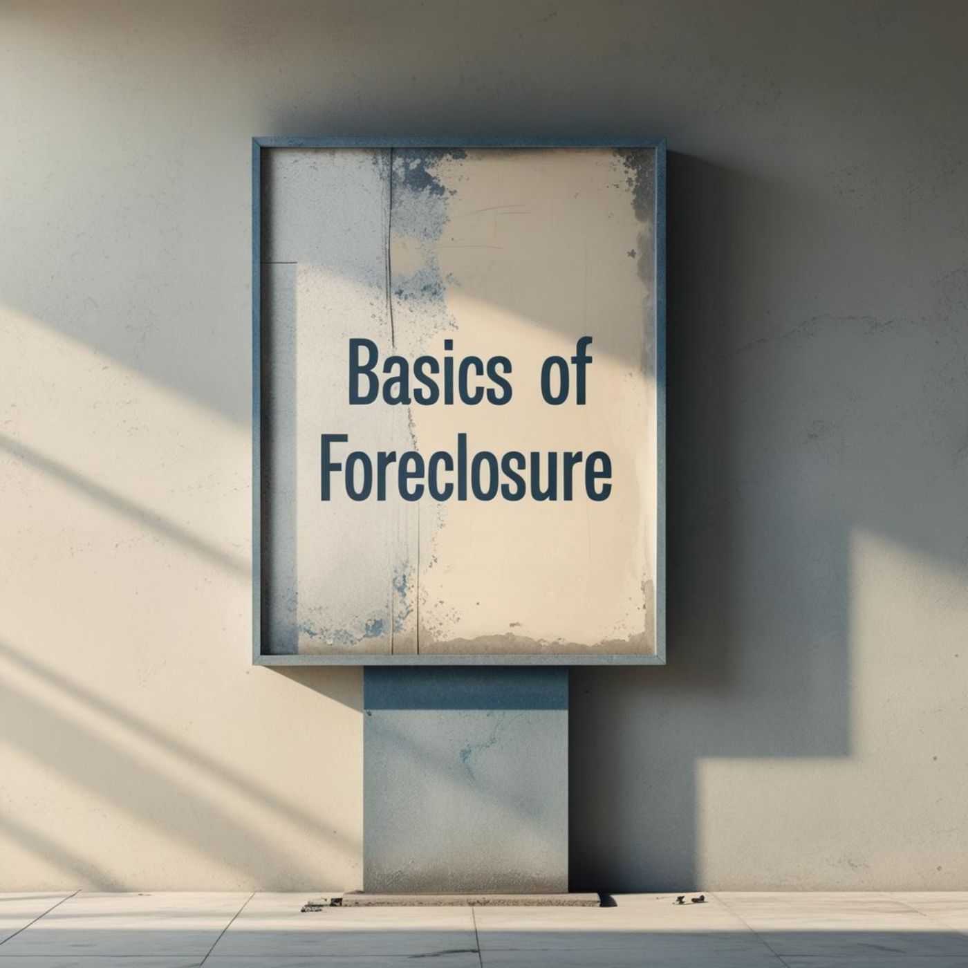 The Basics of Foreclosure