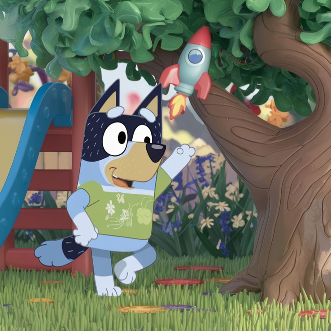 🔵Bluey y la Gran Aventura del Cohete Perdido🚀Audiocuentos✨